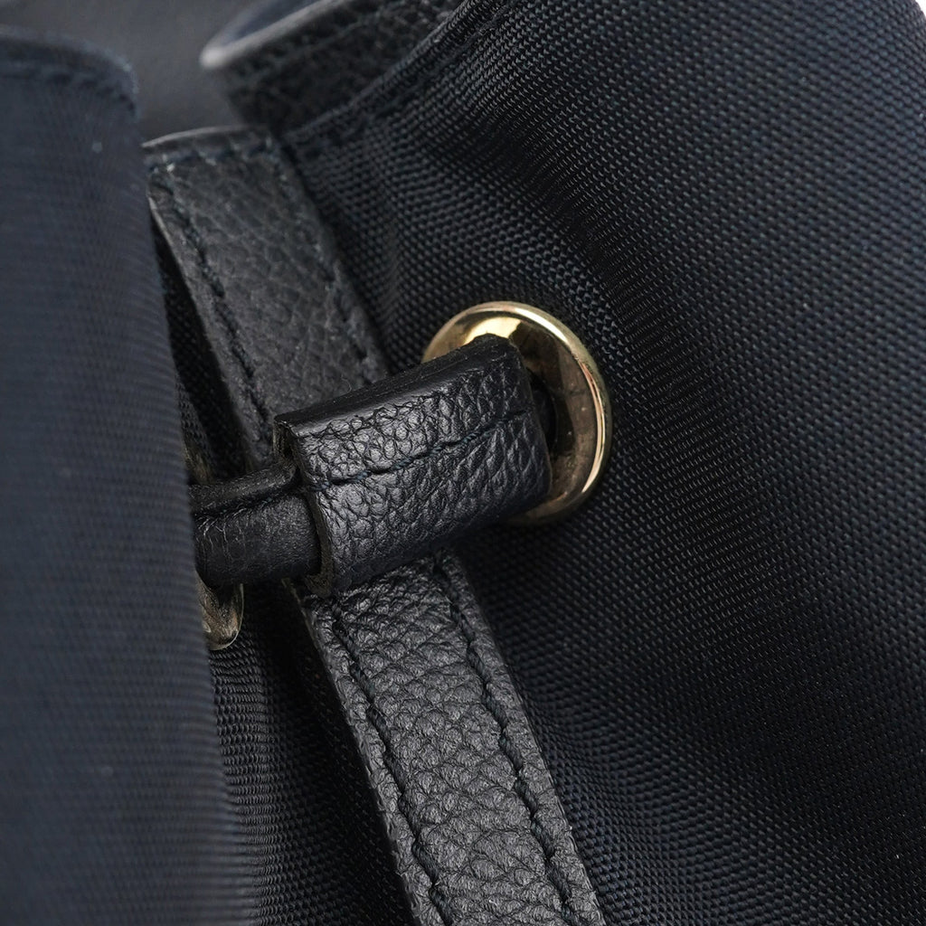 Black Canvas Tote Bag