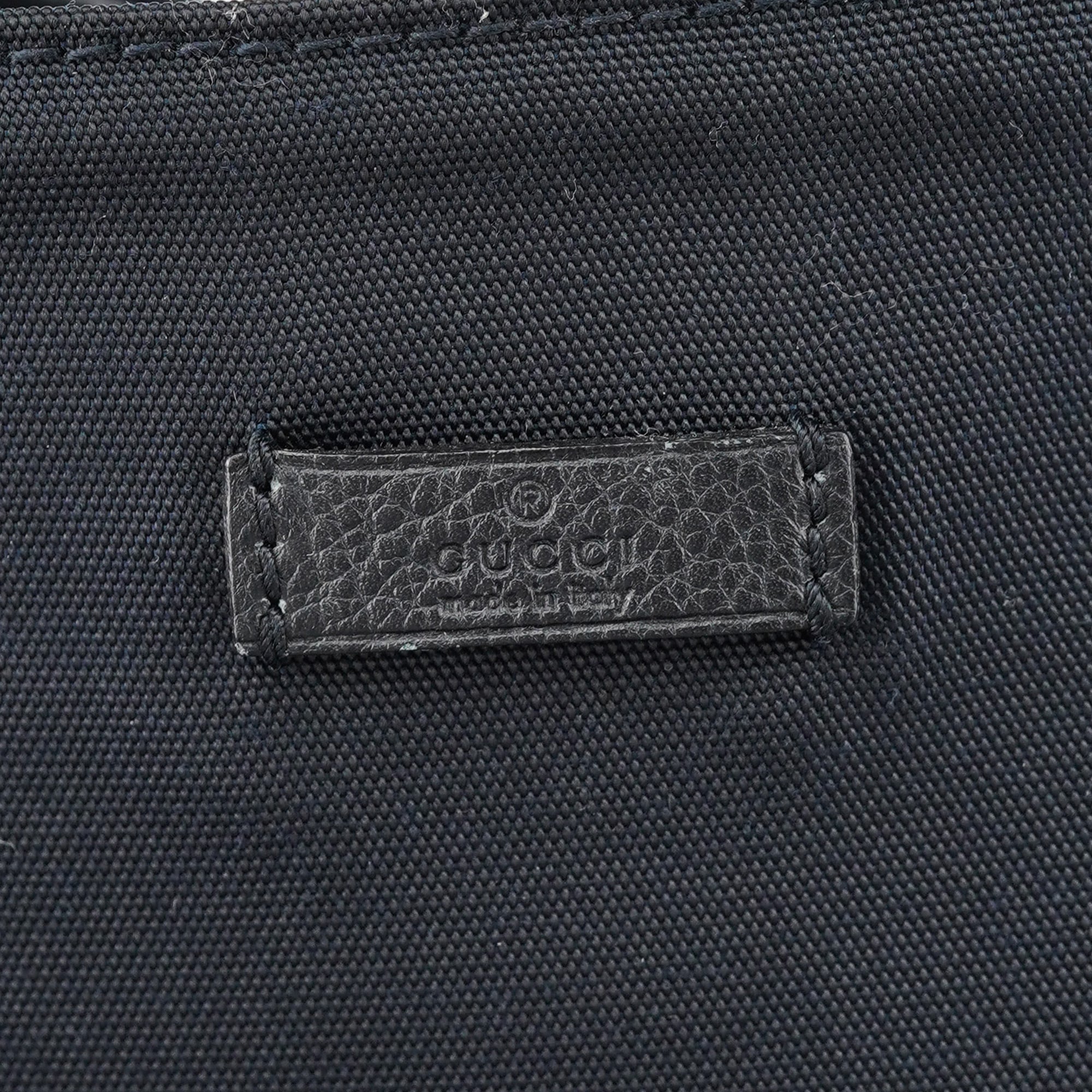 Black Canvas Tote Bag