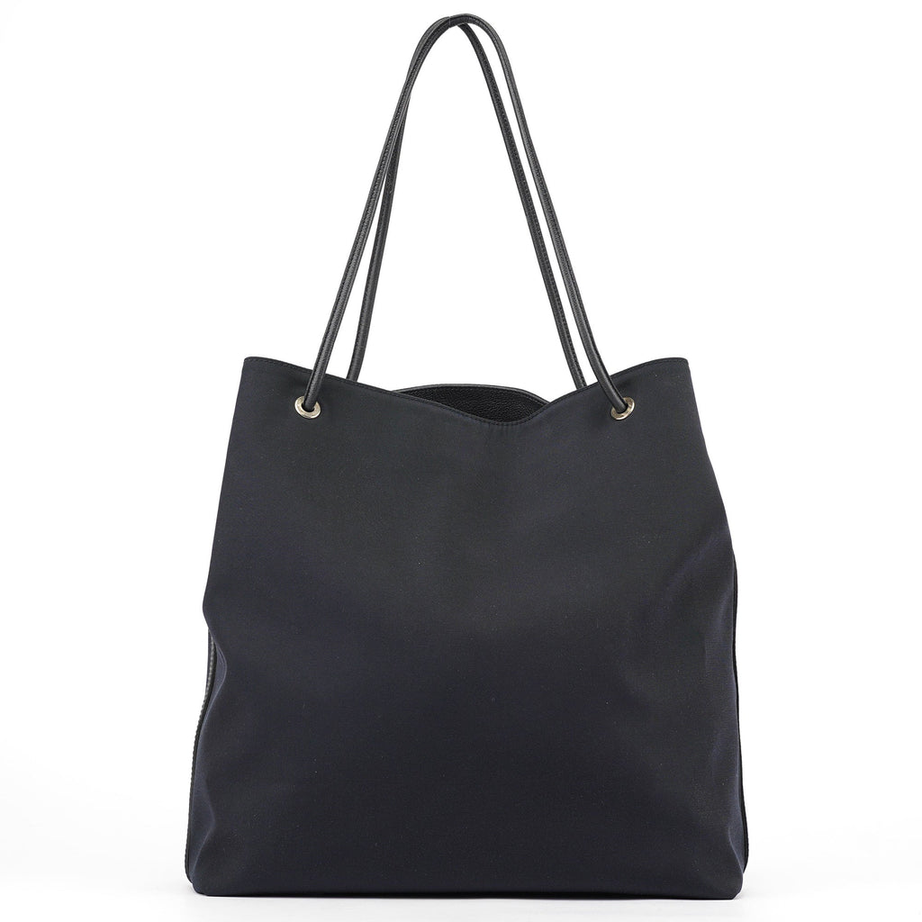 Black Canvas Tote Bag