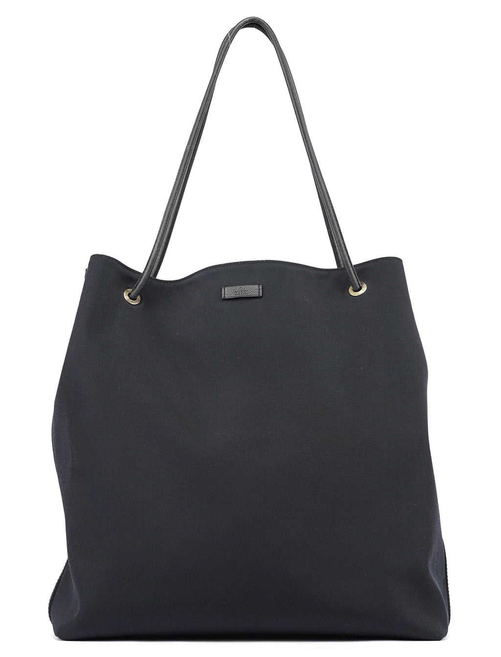 Black Canvas Tote Bag