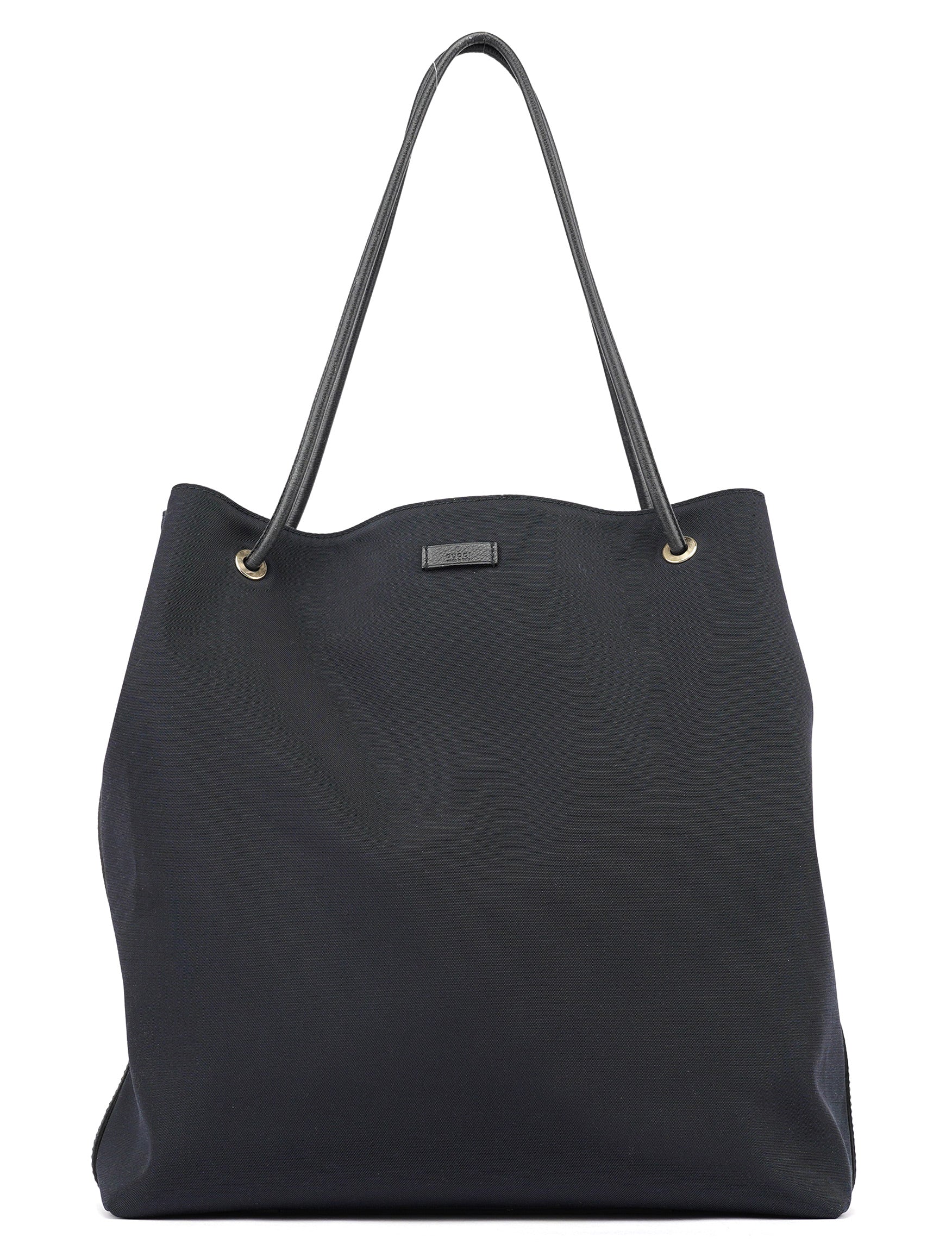 Black Canvas Tote Bag