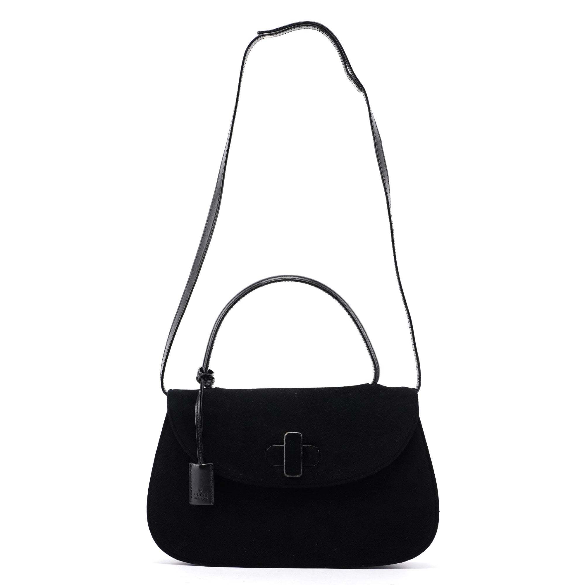 Black Flap Handbag