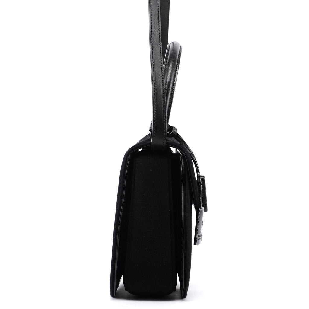 Black Flap Handbag
