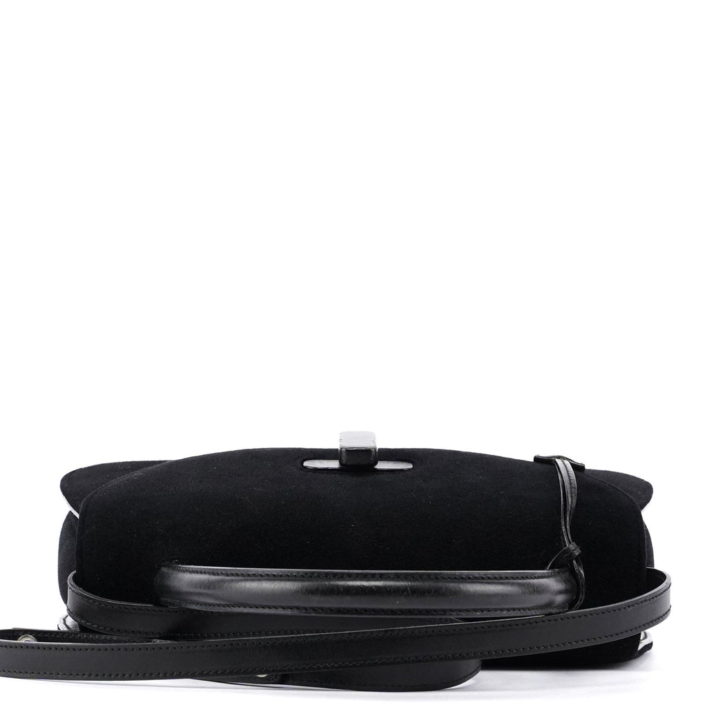 Black Flap Handbag