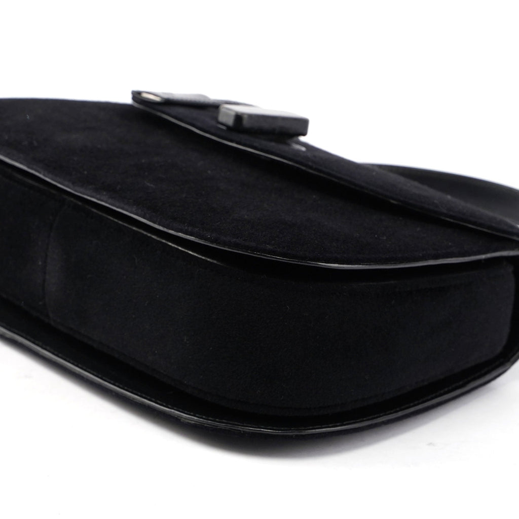 Black Flap Handbag