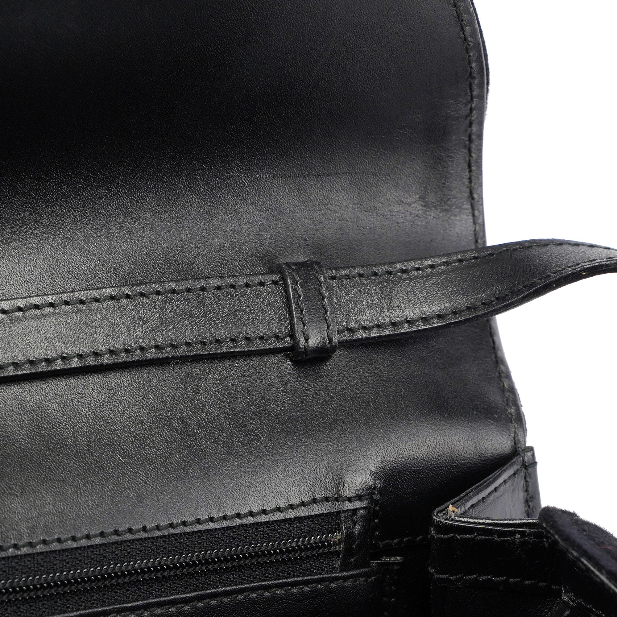 Black Flap Handbag