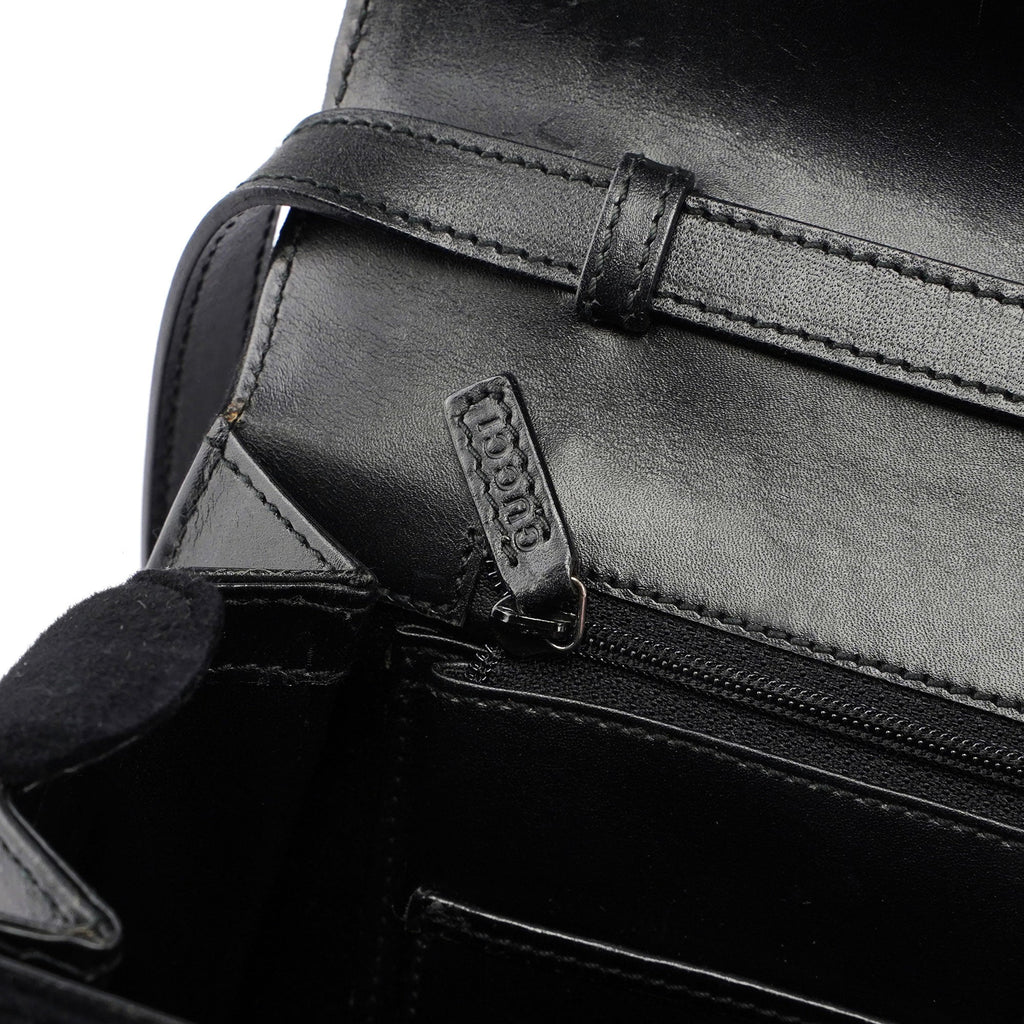Black Flap Handbag