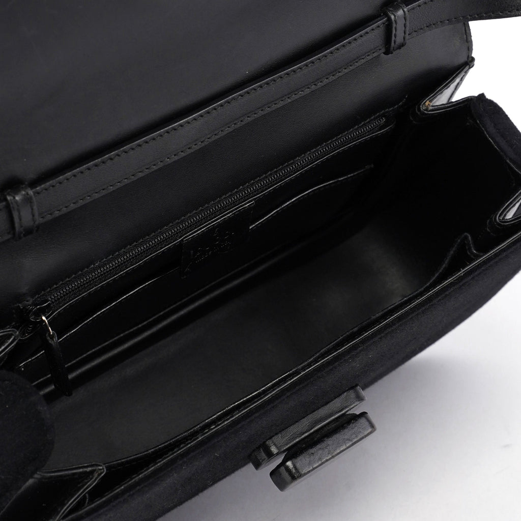 Black Flap Handbag