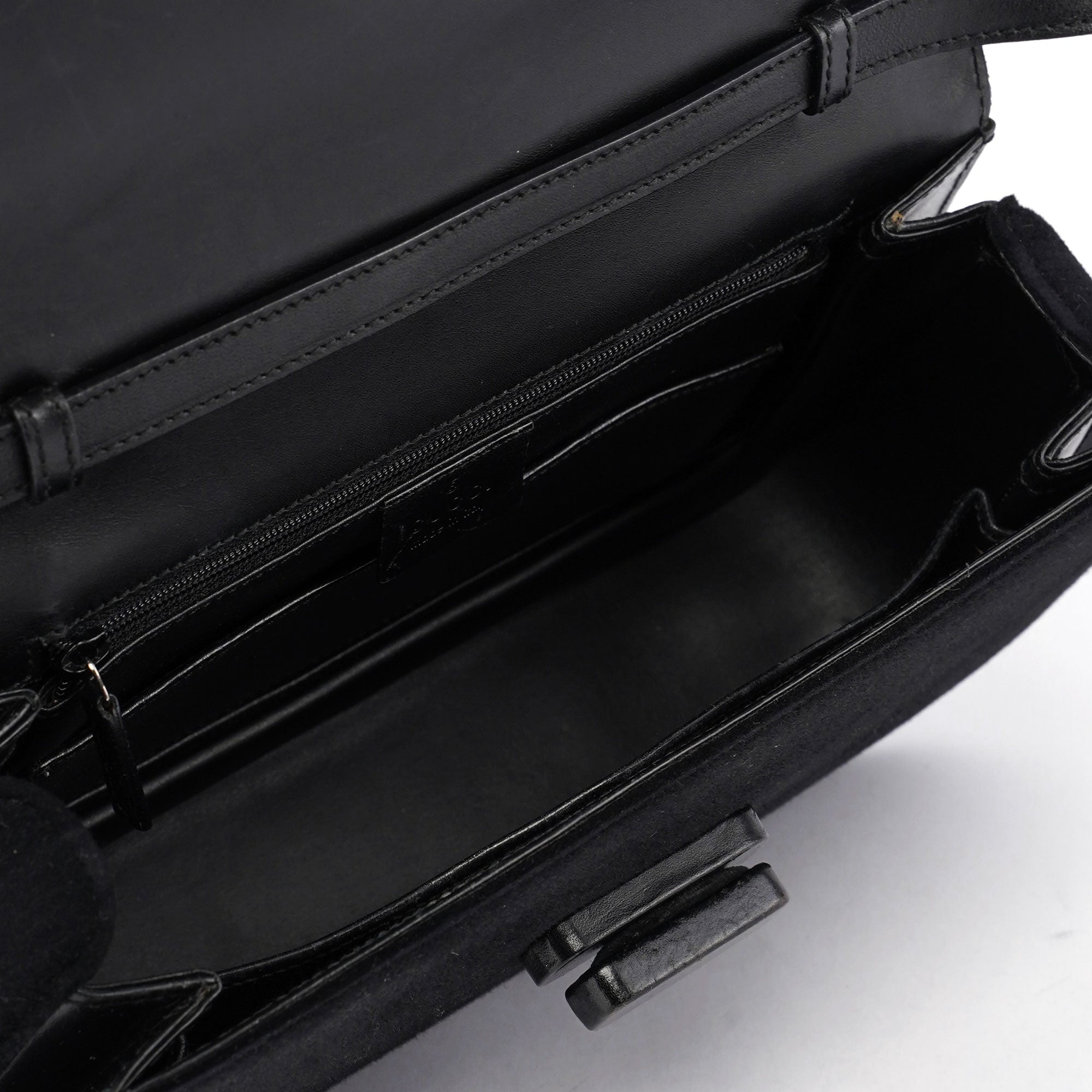 Black Flap Handbag
