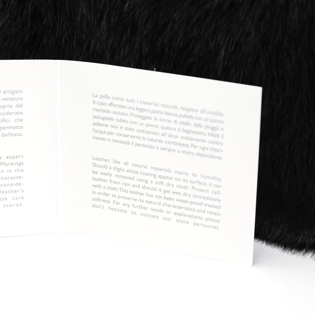 Black Mink Fur Shoulder Bag