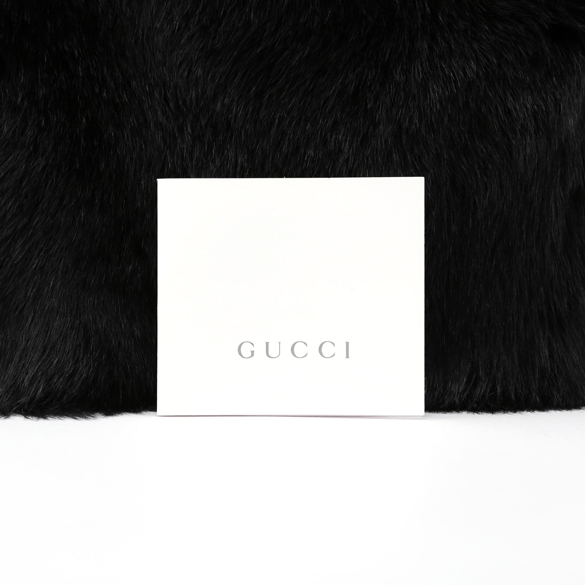 Black Mink Fur Shoulder Bag