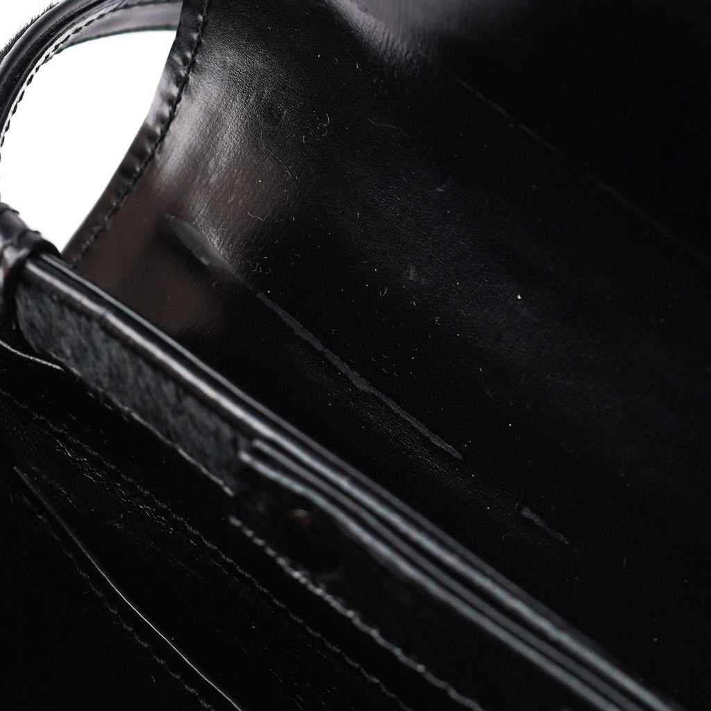 Black Fur Shoulder Bag