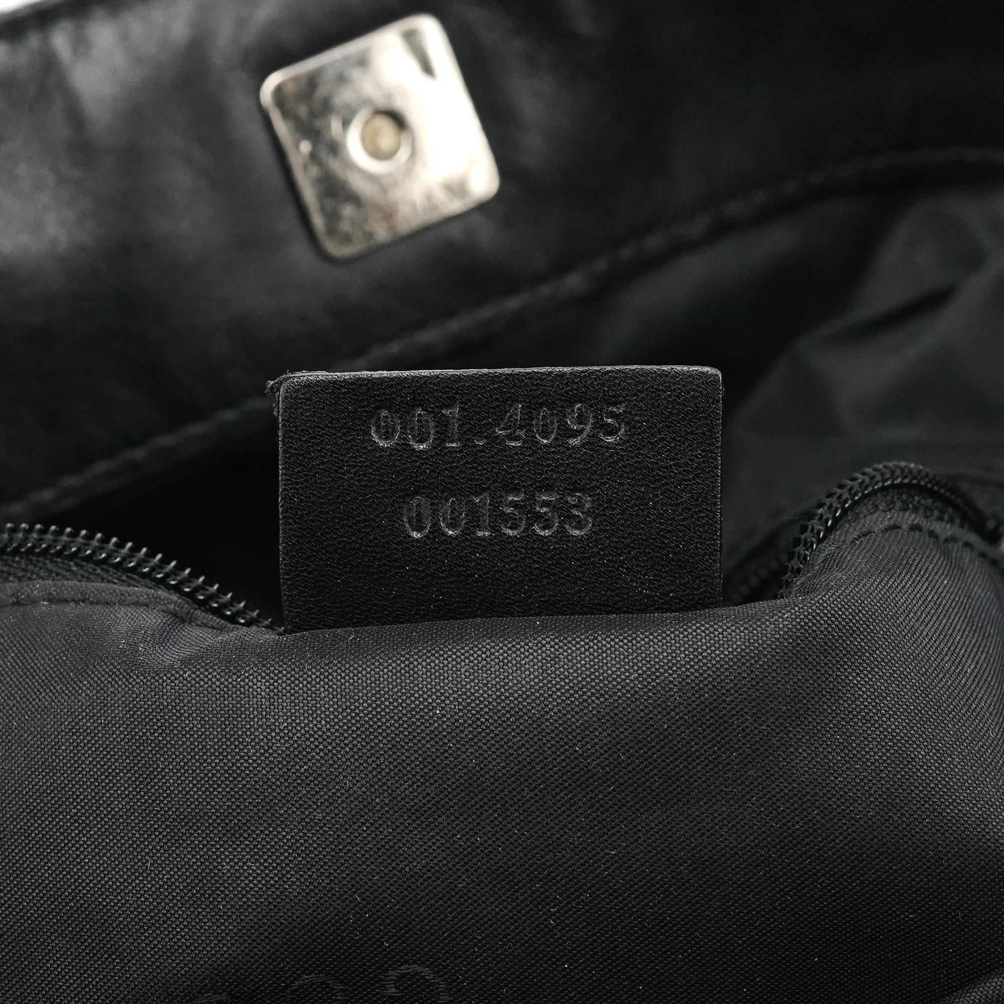 Black GG Bamboo 2-Way Shoulder Bag