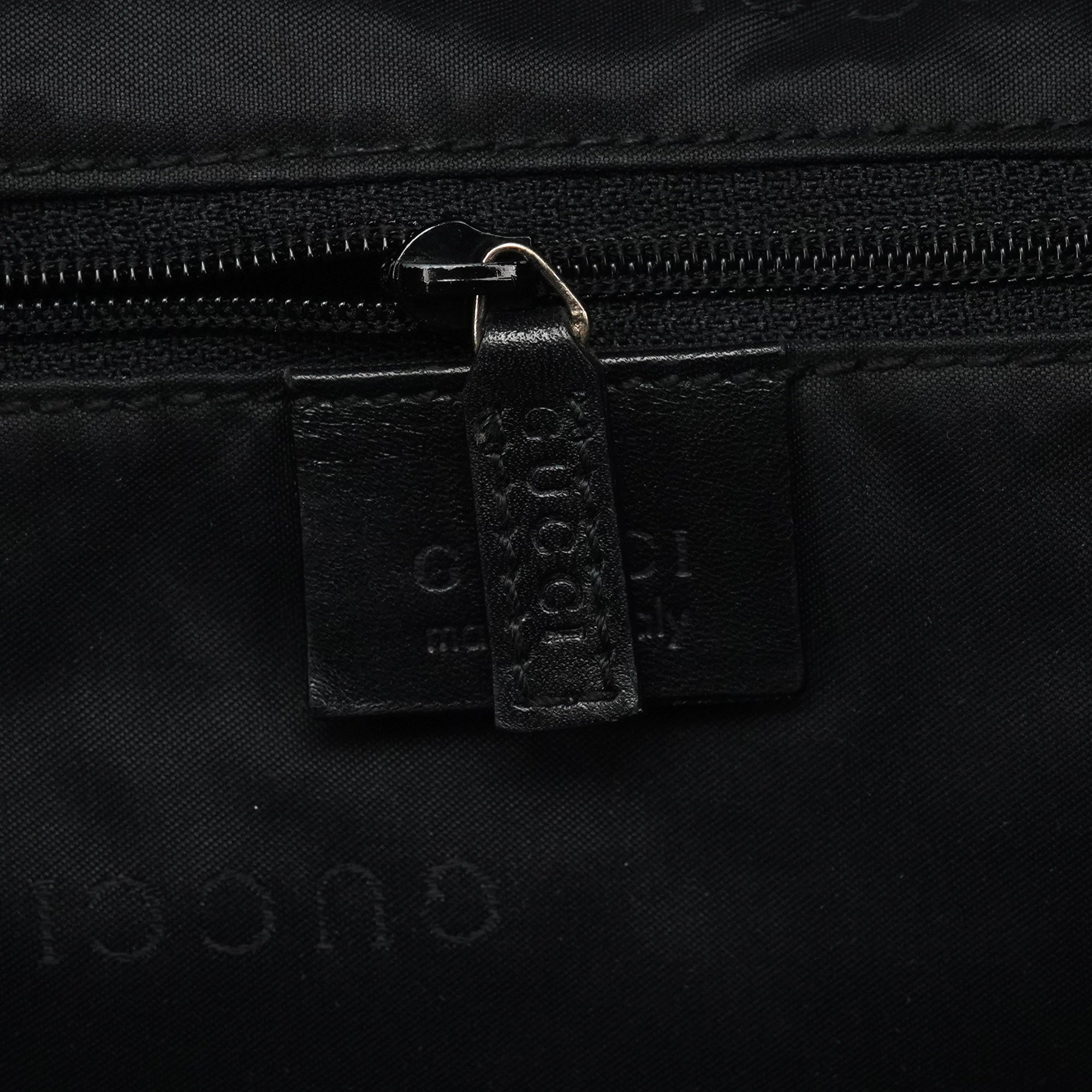 Black GG Bamboo 2-Way Shoulder Bag