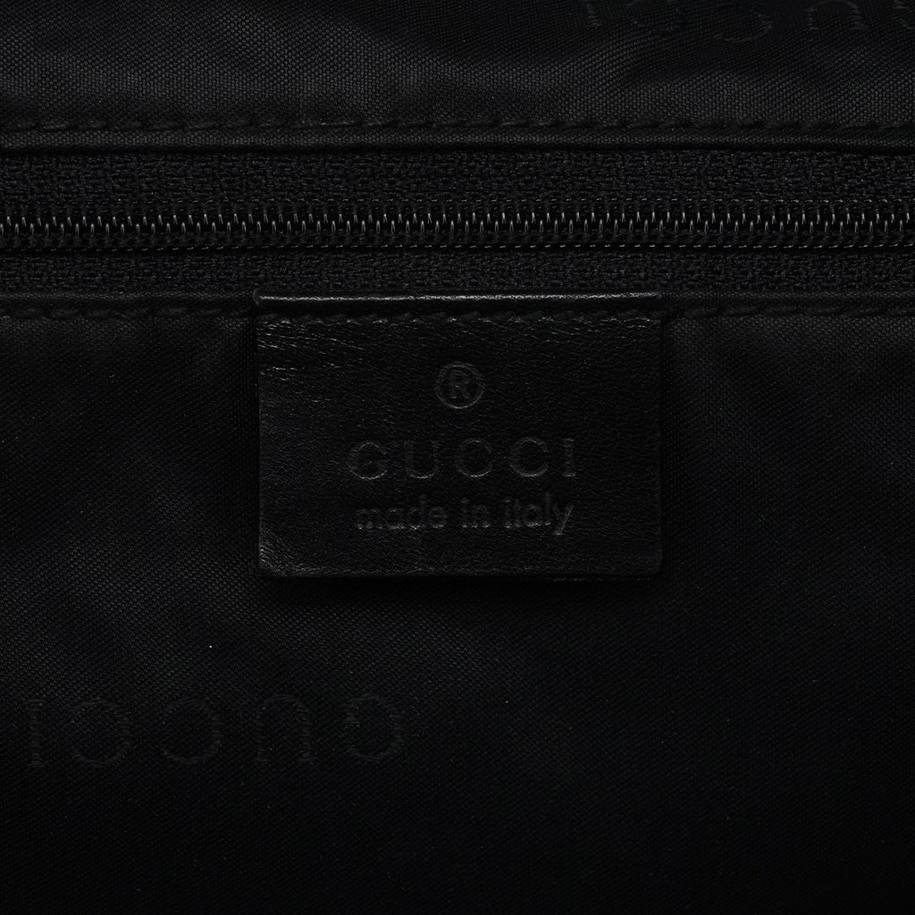 Black GG Bamboo 2-Way Shoulder Bag