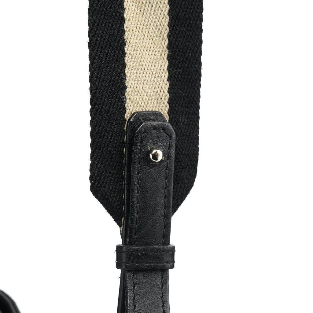 Black GG Bamboo 2-Way Shoulder Bag