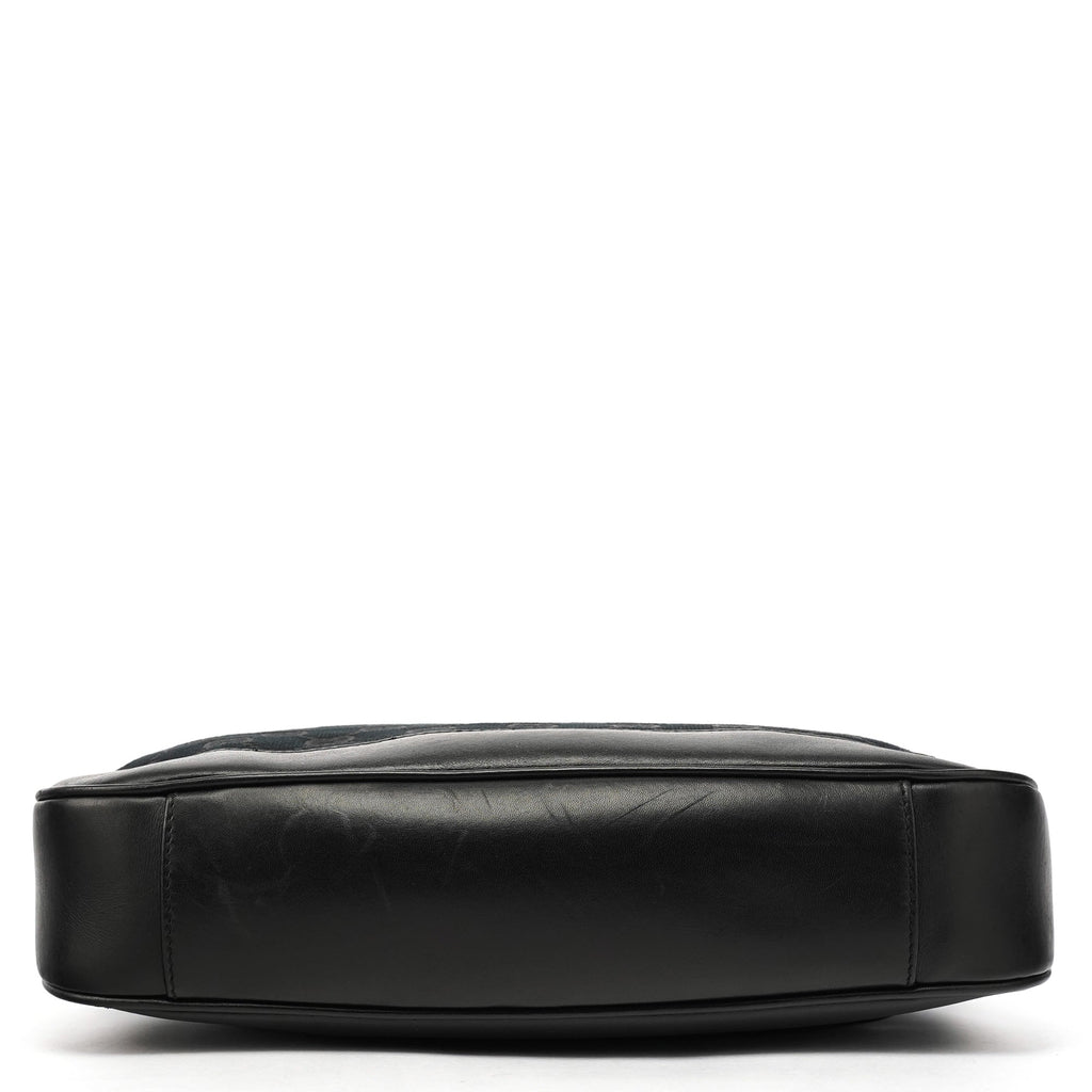 Black GG Bamboo 2-Way Shoulder Bag