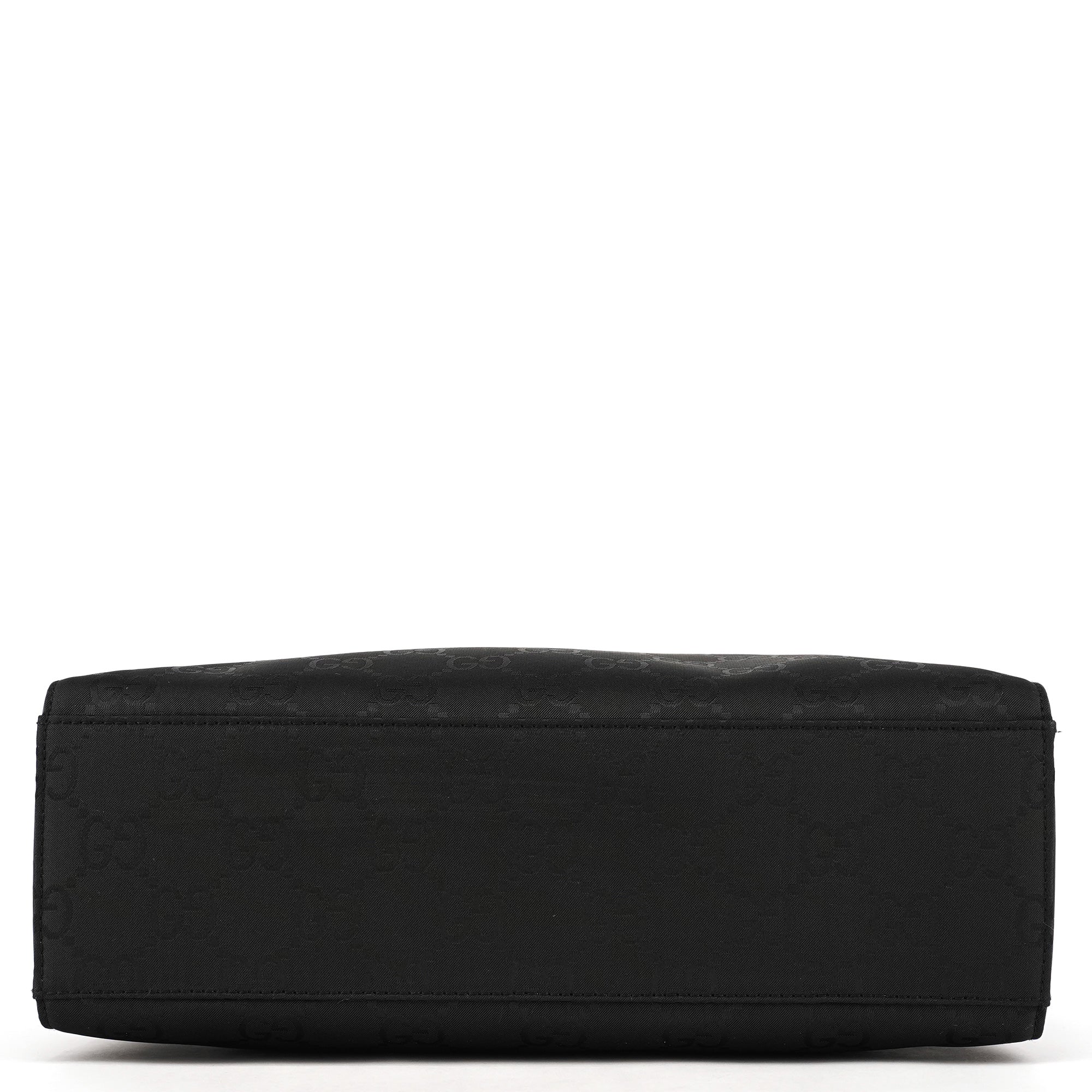 Black GG Bamboo 2-Way Tote Bag