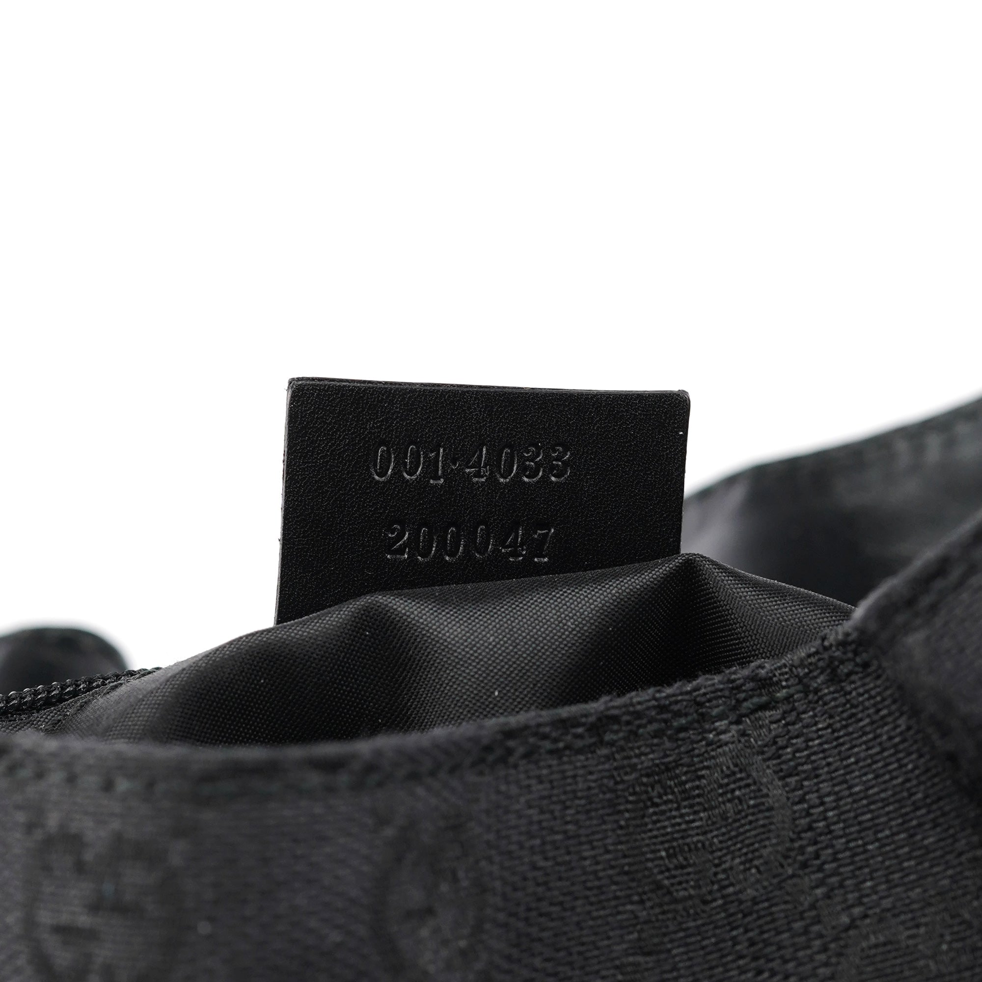 Black GG Bamboo Shoulder Bag