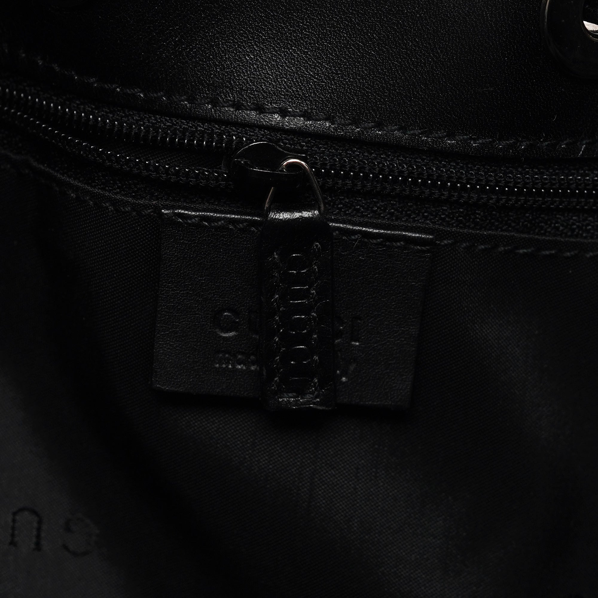 Black GG Bamboo Shoulder Bag