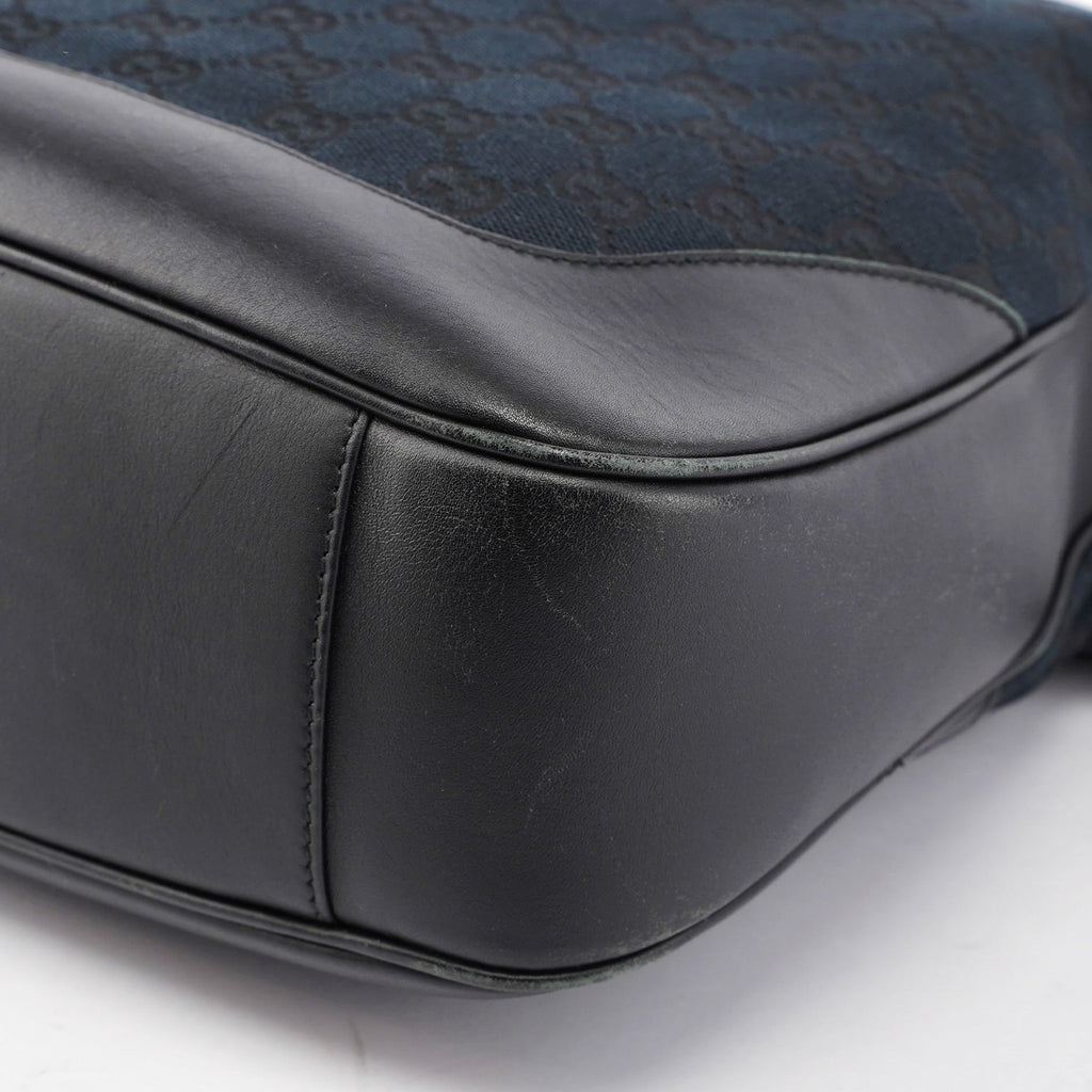 Black GG Bamboo Shoulder Bag 2-Way