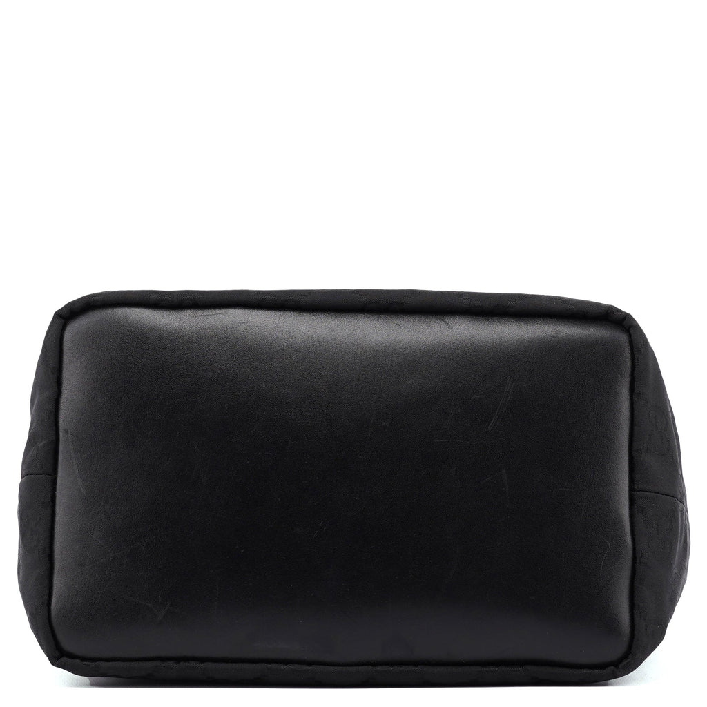 Black GG Bamboo Shoulder Bag
