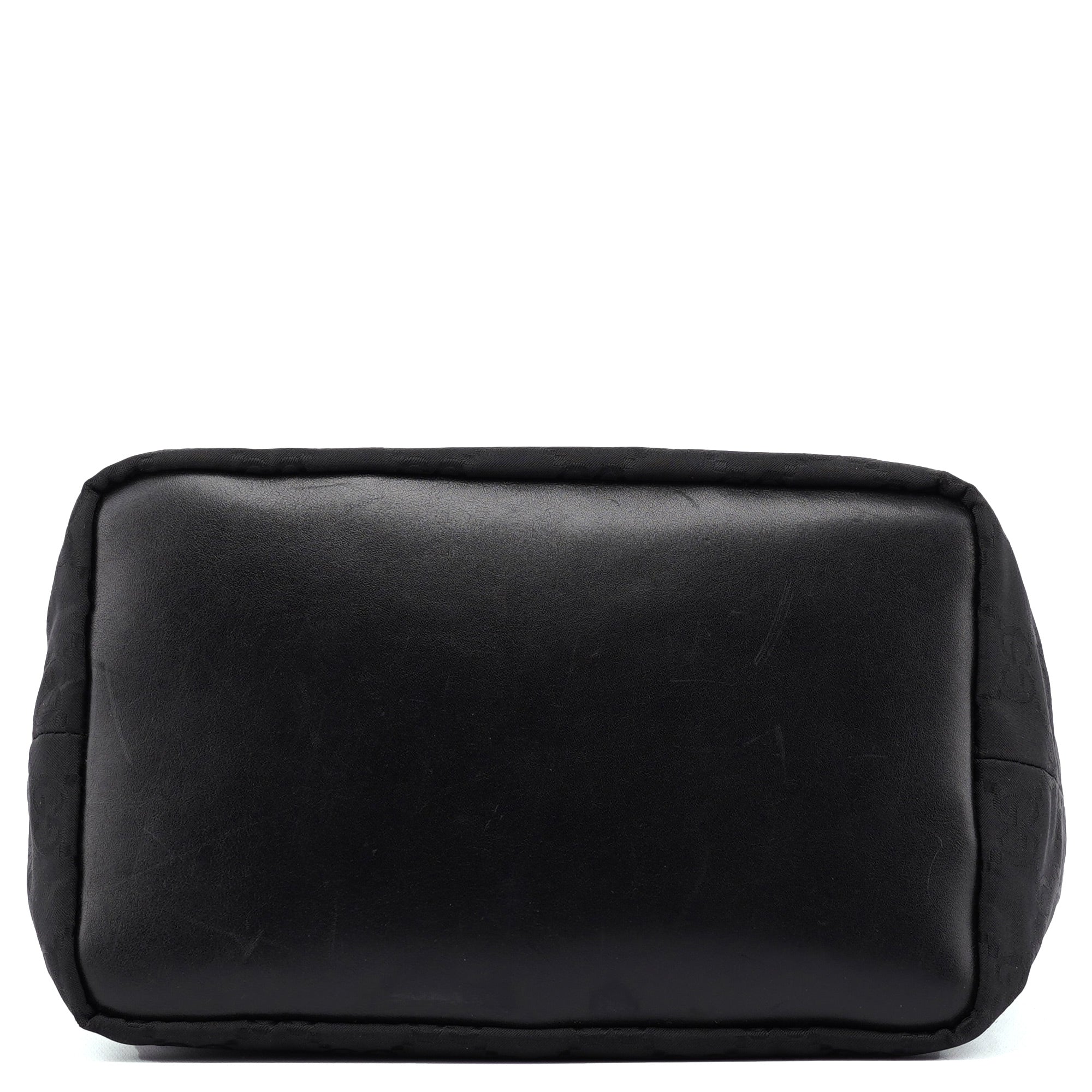 Black GG Bamboo Shoulder Bag
