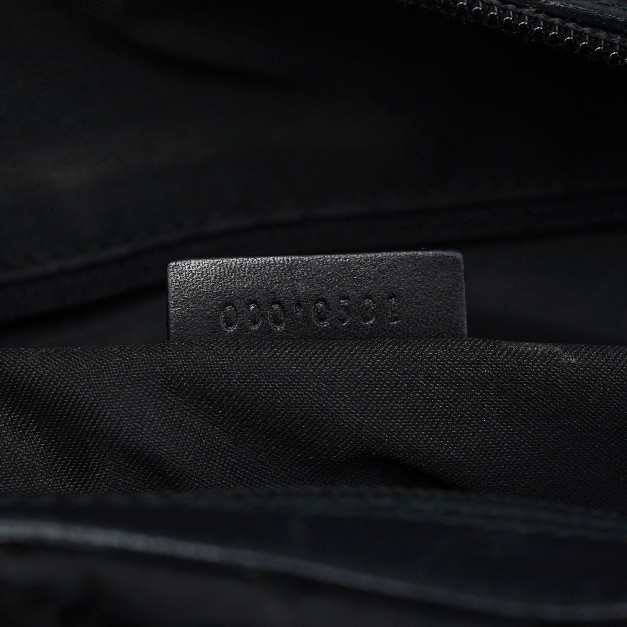Black GG Bamboo Shoulder Bag