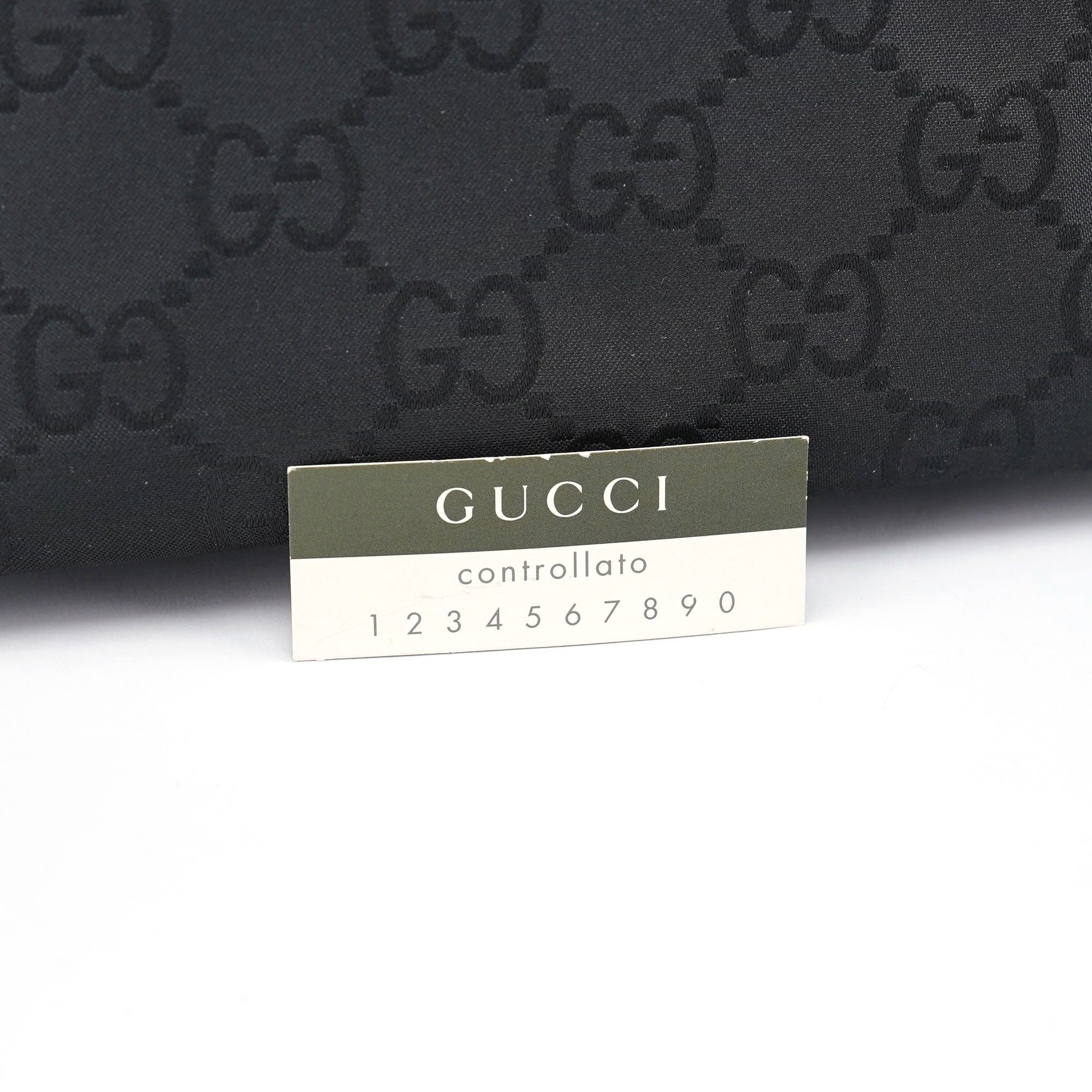 Black GG Bamboo Shoulder Bag