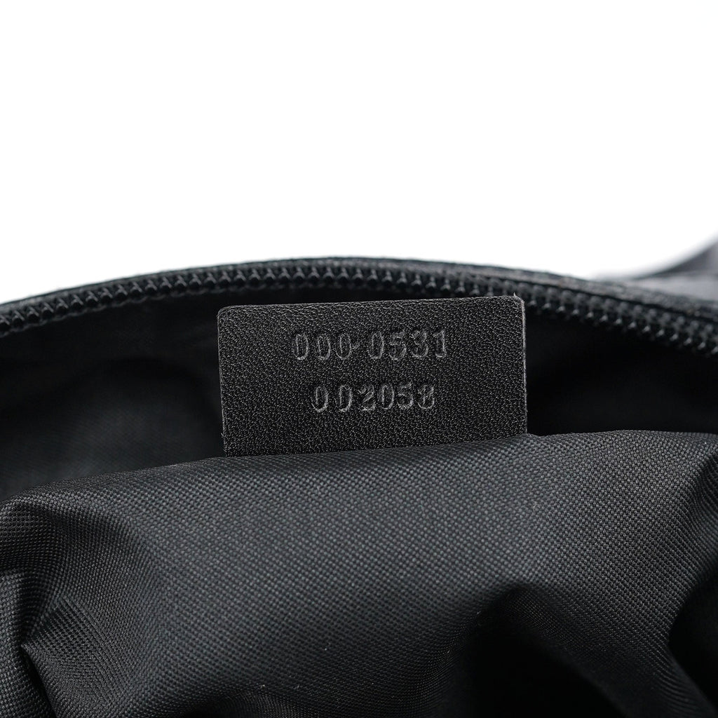 Black GG Bamboo Shoulder Bag