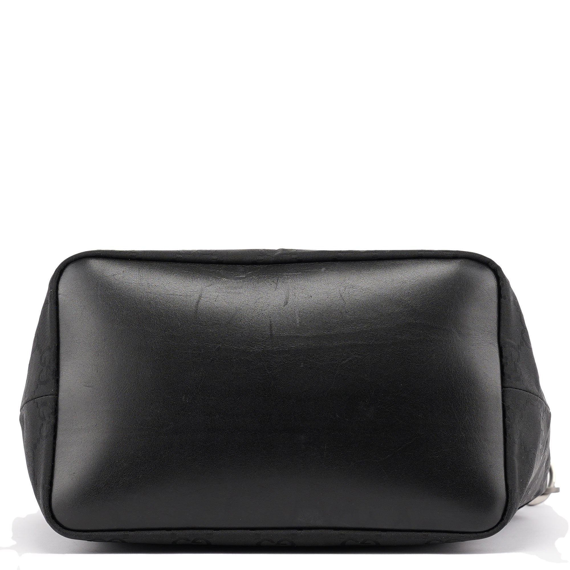 Black GG Bamboo Shoulder Bag