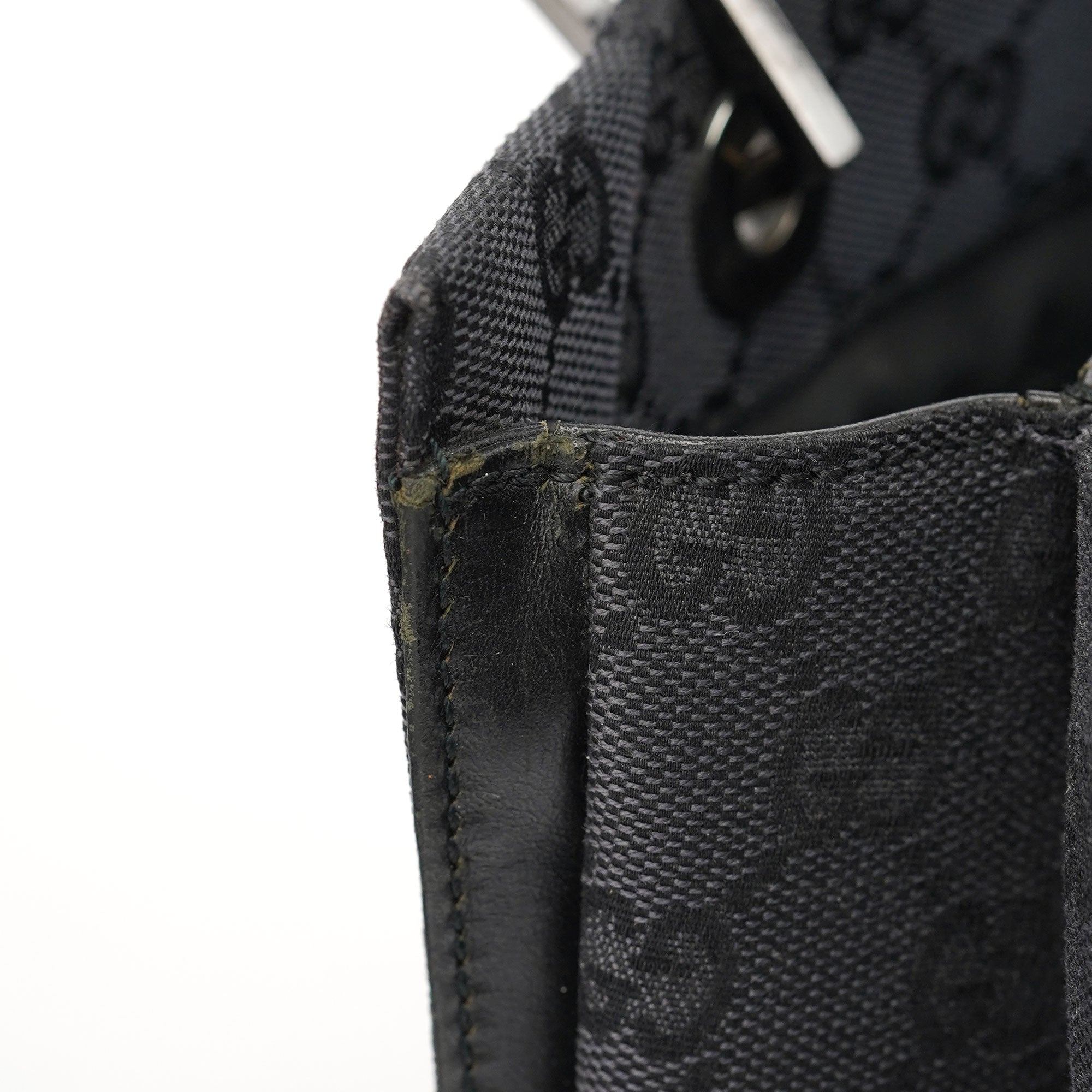 Black GG Bamboo Tote 2-Way