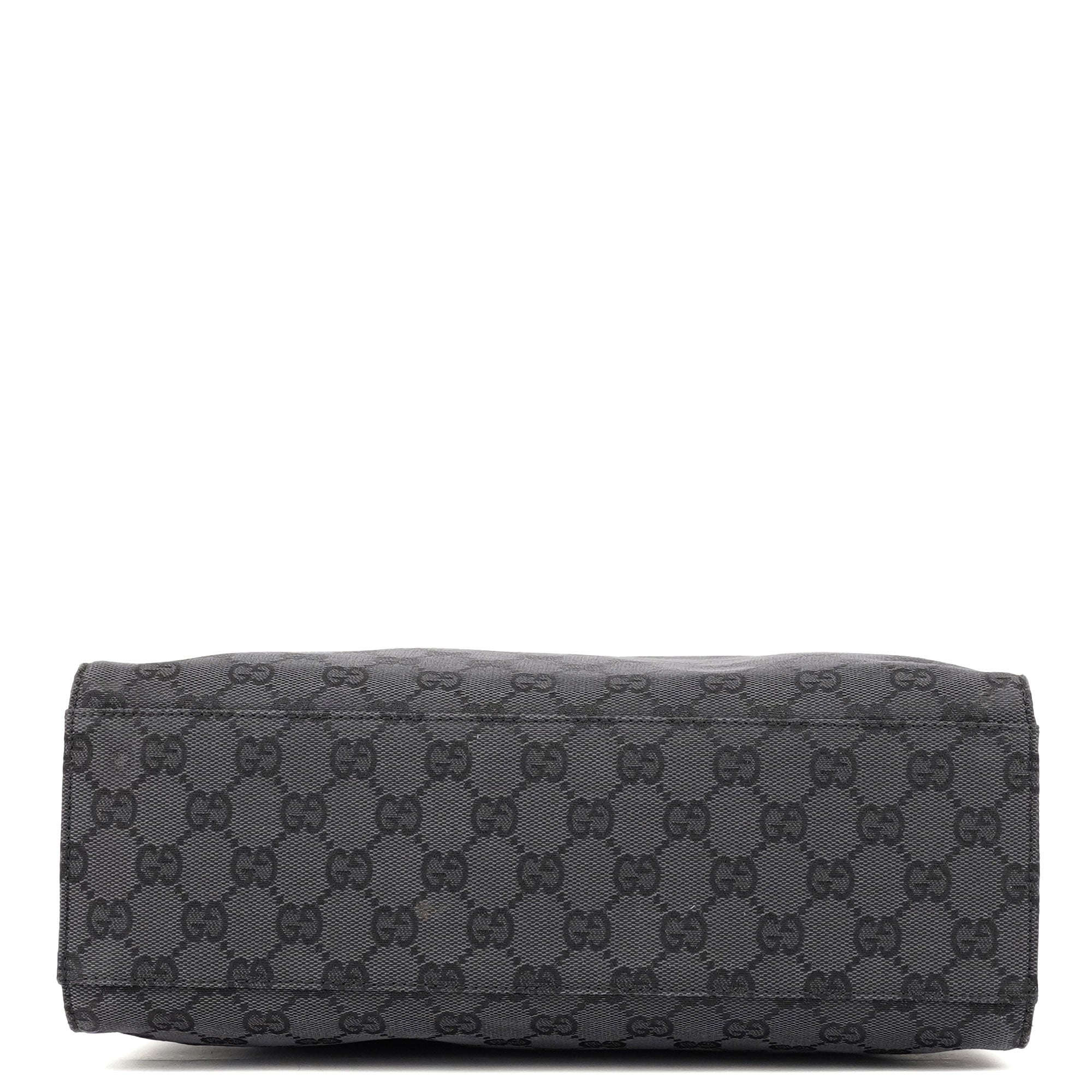 Black GG Bamboo Tote 2-Way