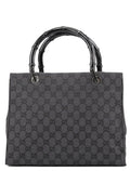 Black GG Bamboo Tote 2-Way