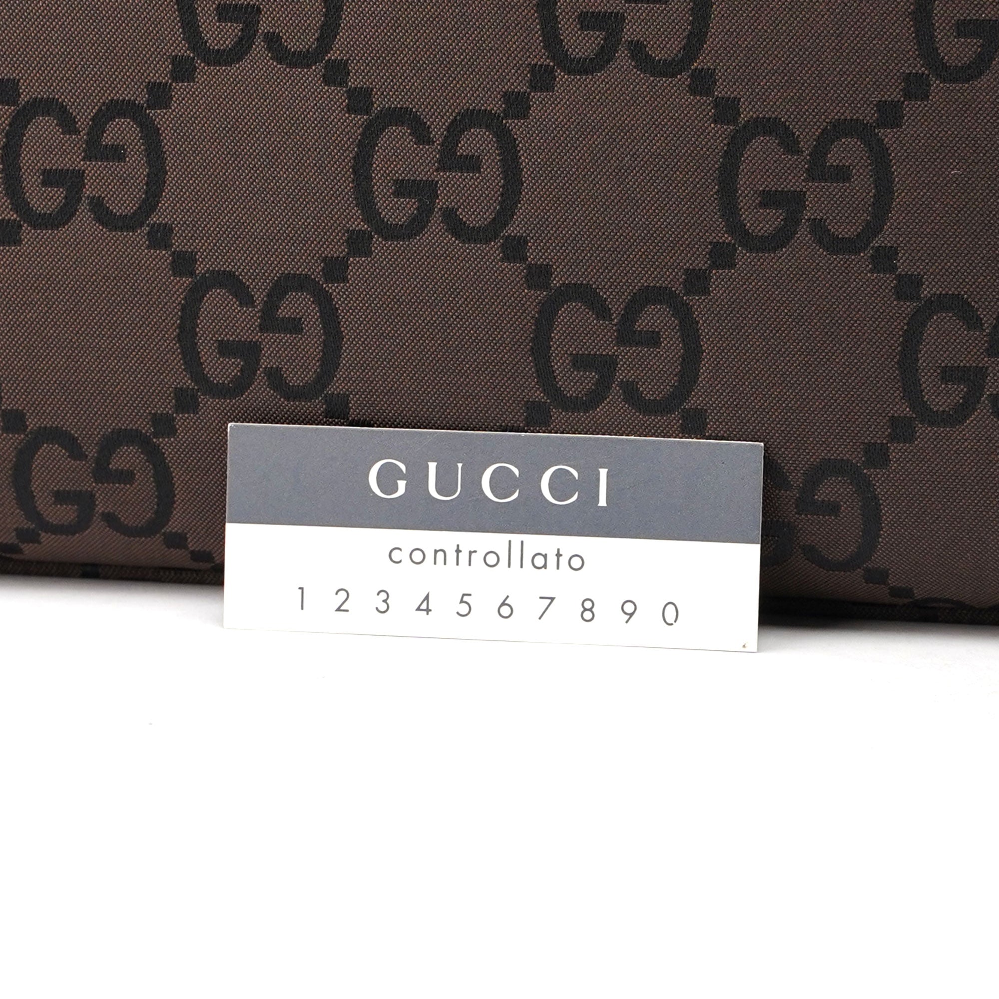 Black GG Bamboo Tote