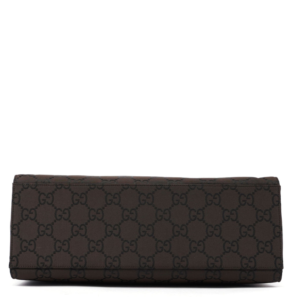 Black GG Bamboo Tote