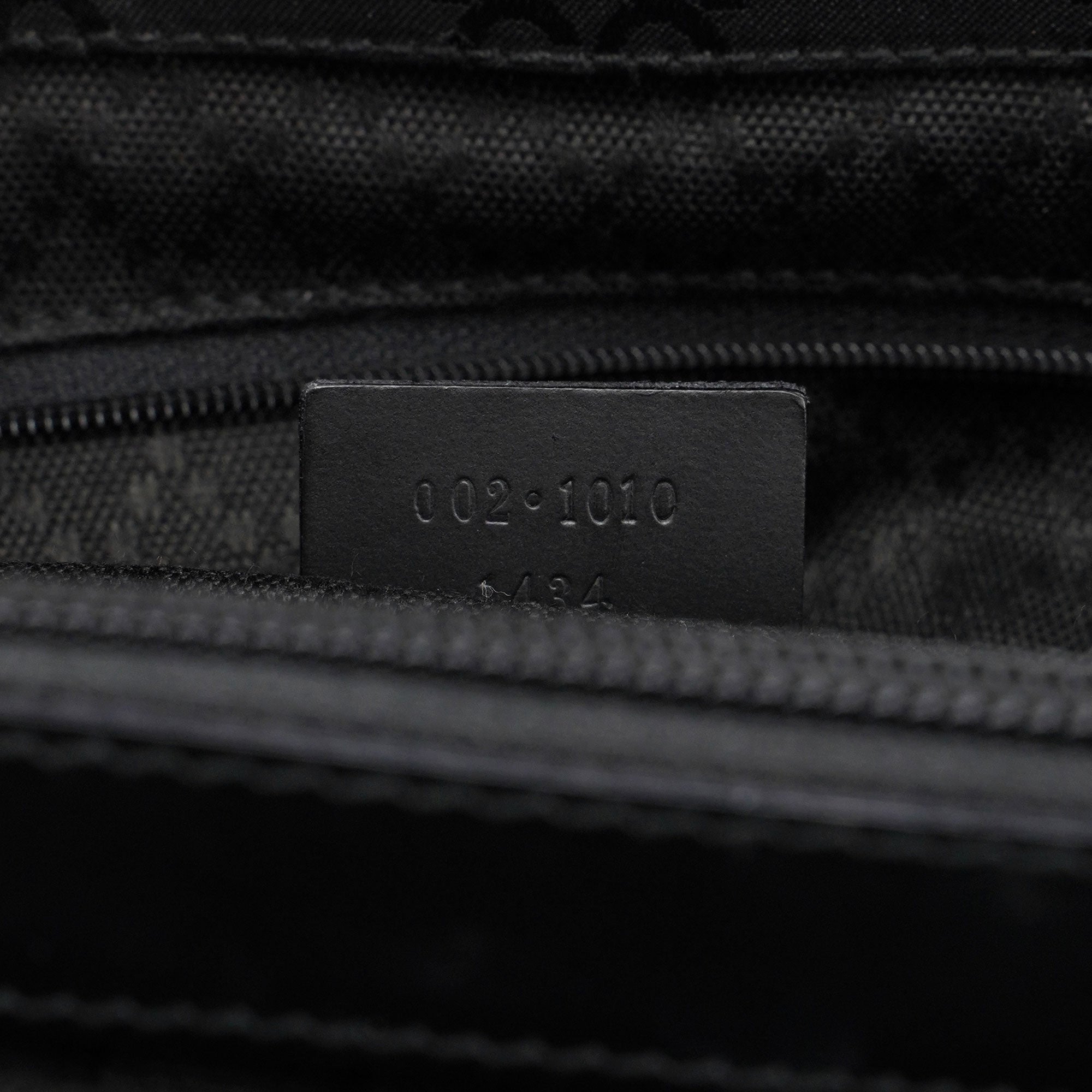 Black GG Bamboo Tote