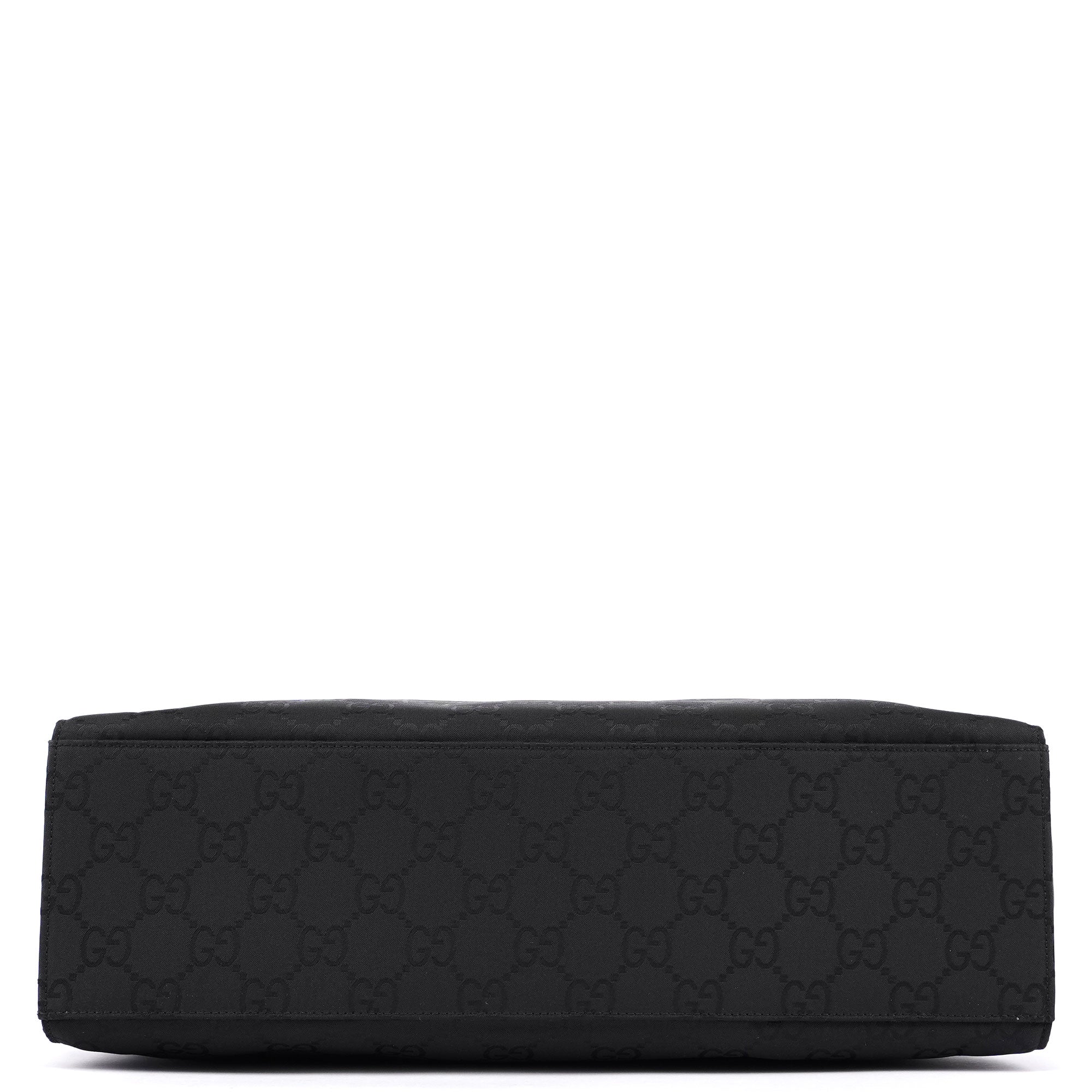 Black GG Bamboo Tote