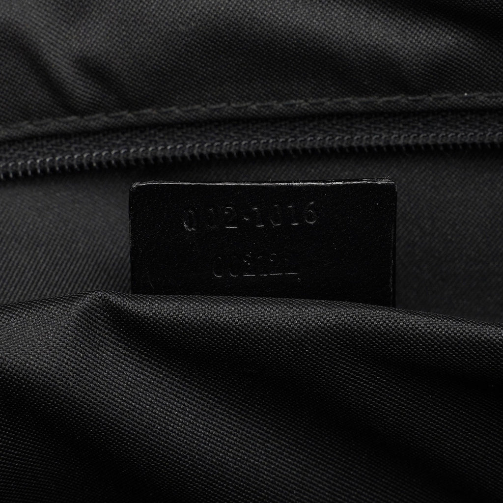 Black GG Bamboo Tote