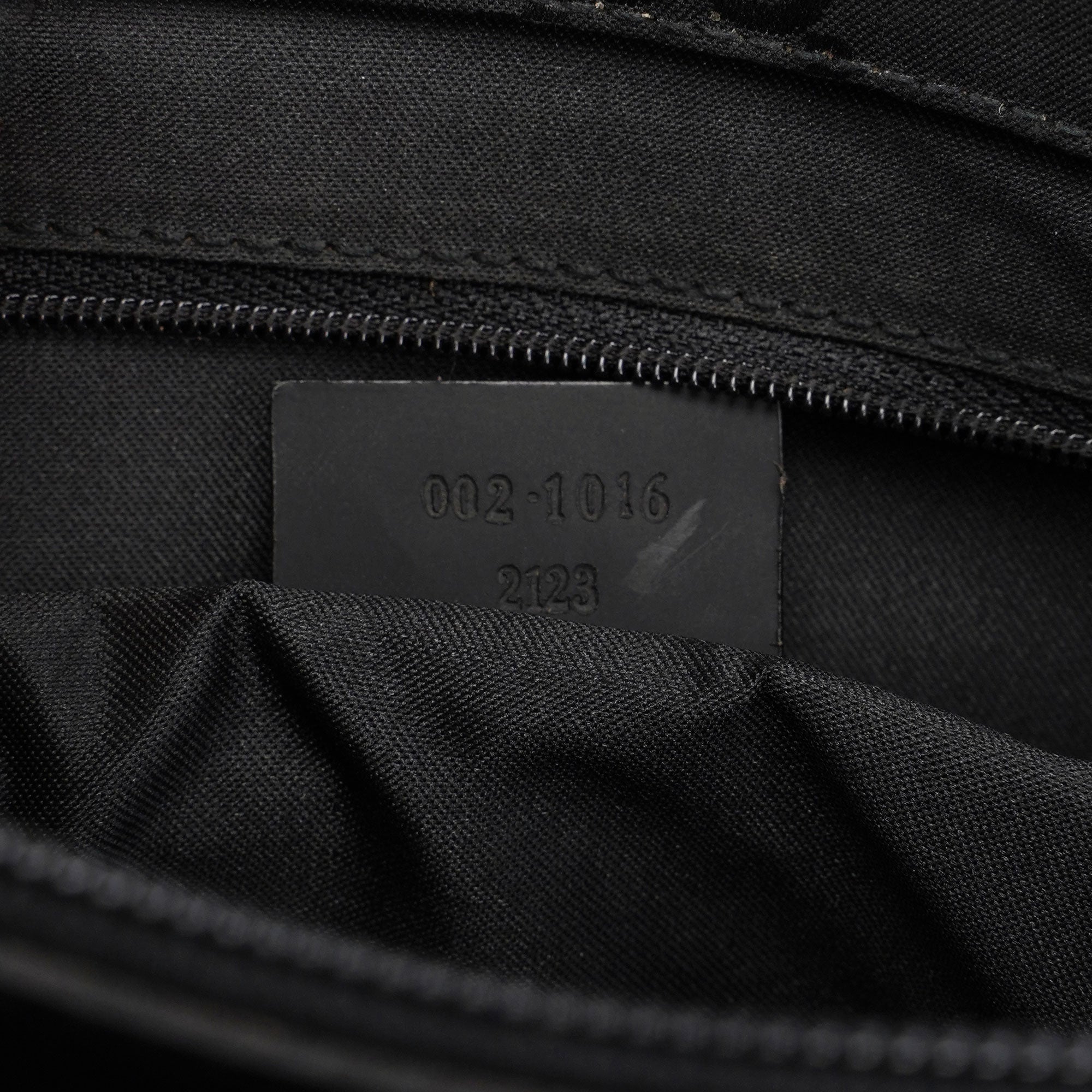 Black GG Bamboo Tote
