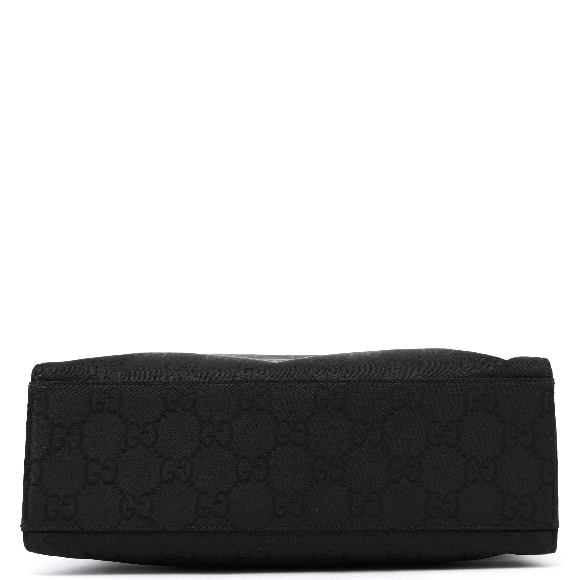 Black GG Bamboo Tote