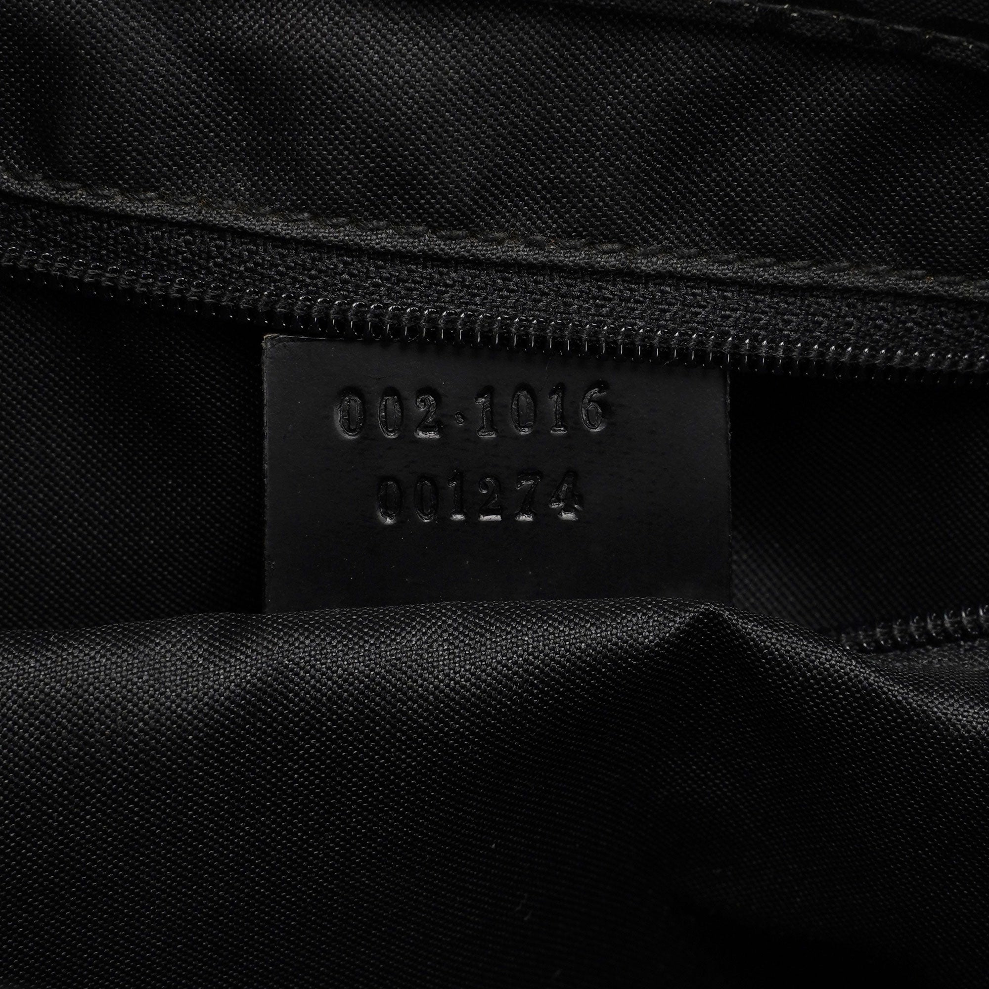 Black GG Bamboo Tote