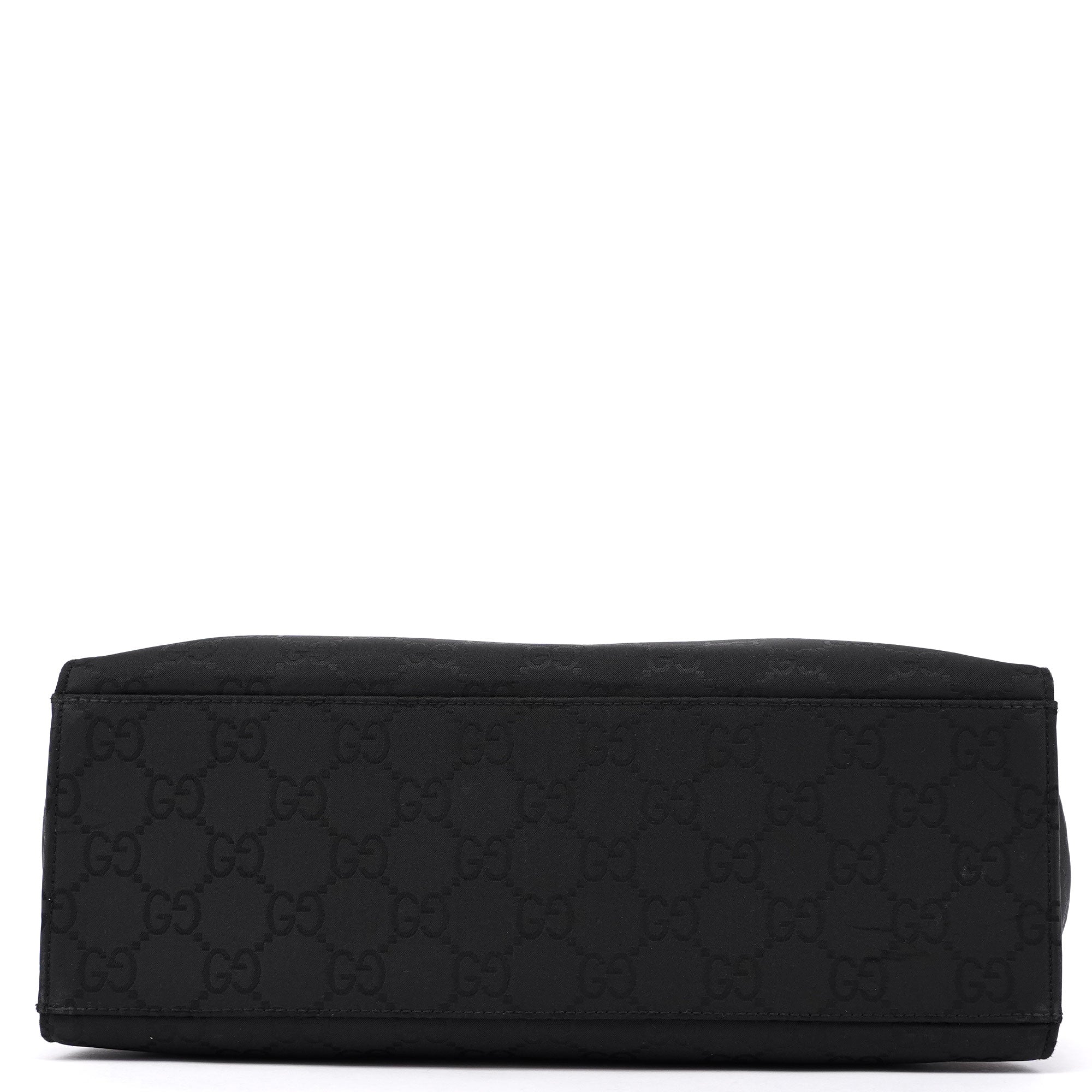 Black GG Bamboo Tote