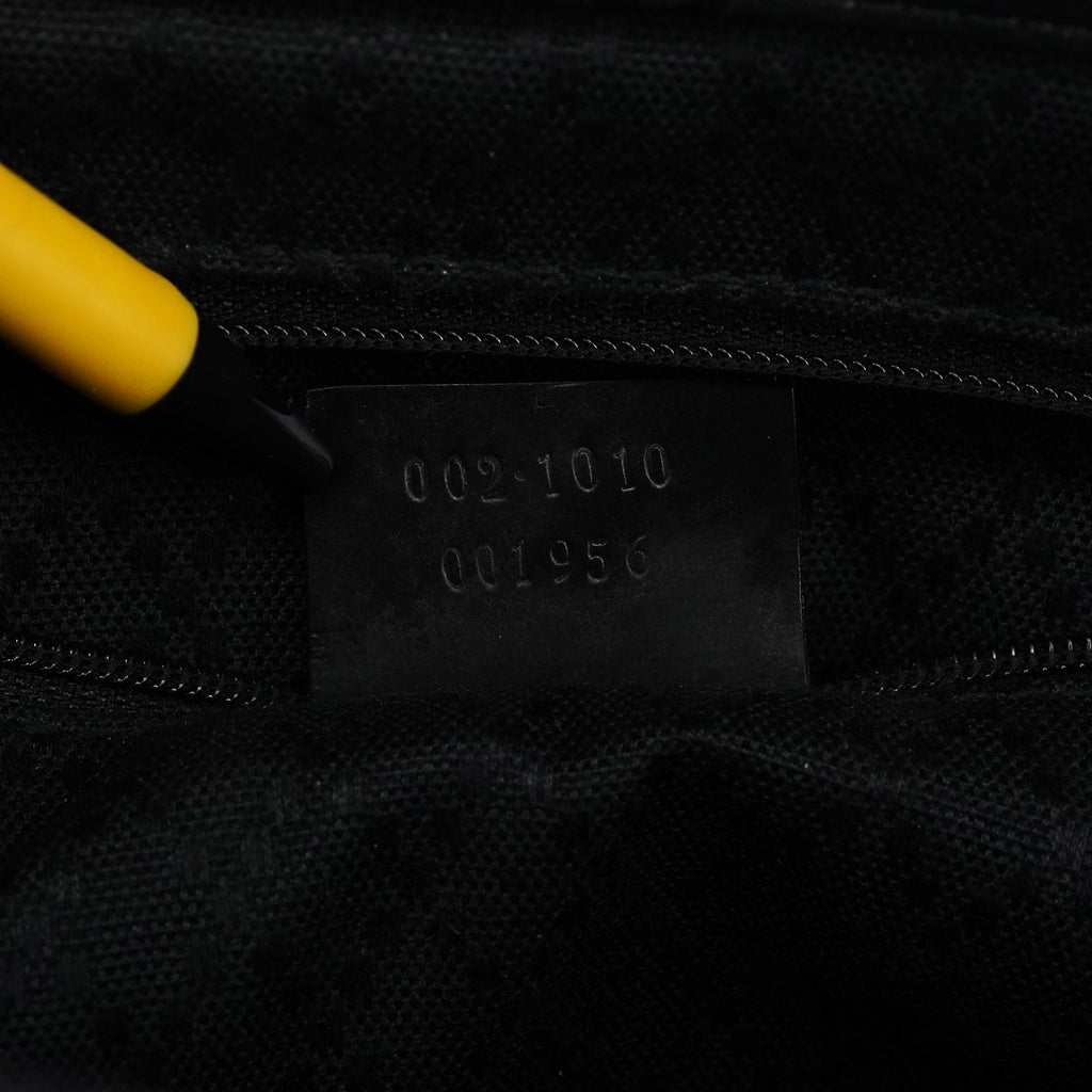 Black GG Bamboo Tote Bag