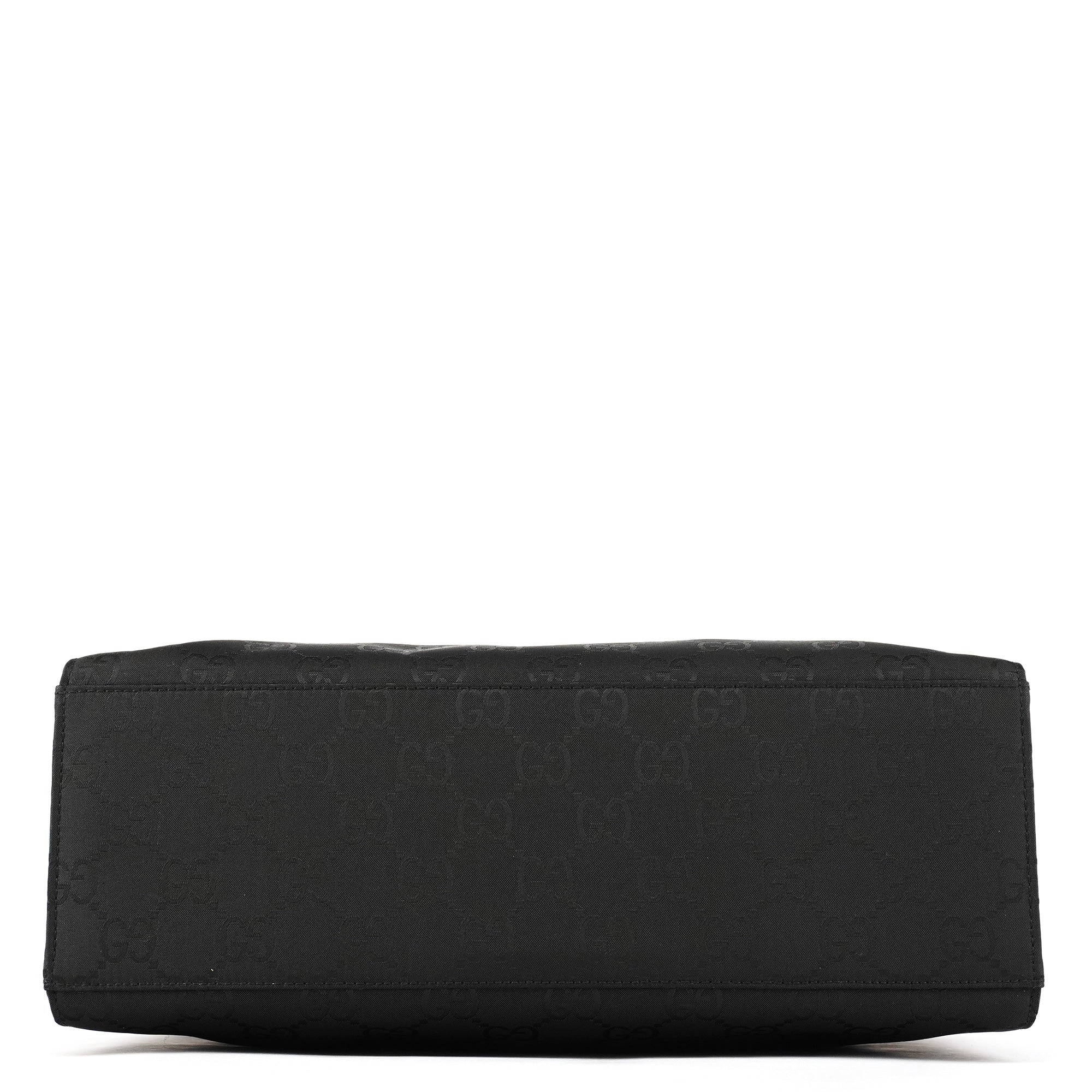 Black GG Bamboo Tote Bag