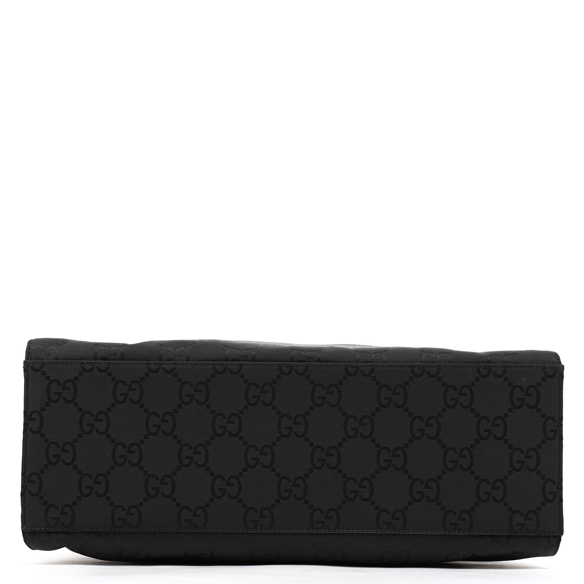 Black GG Bamboo Tote Bag