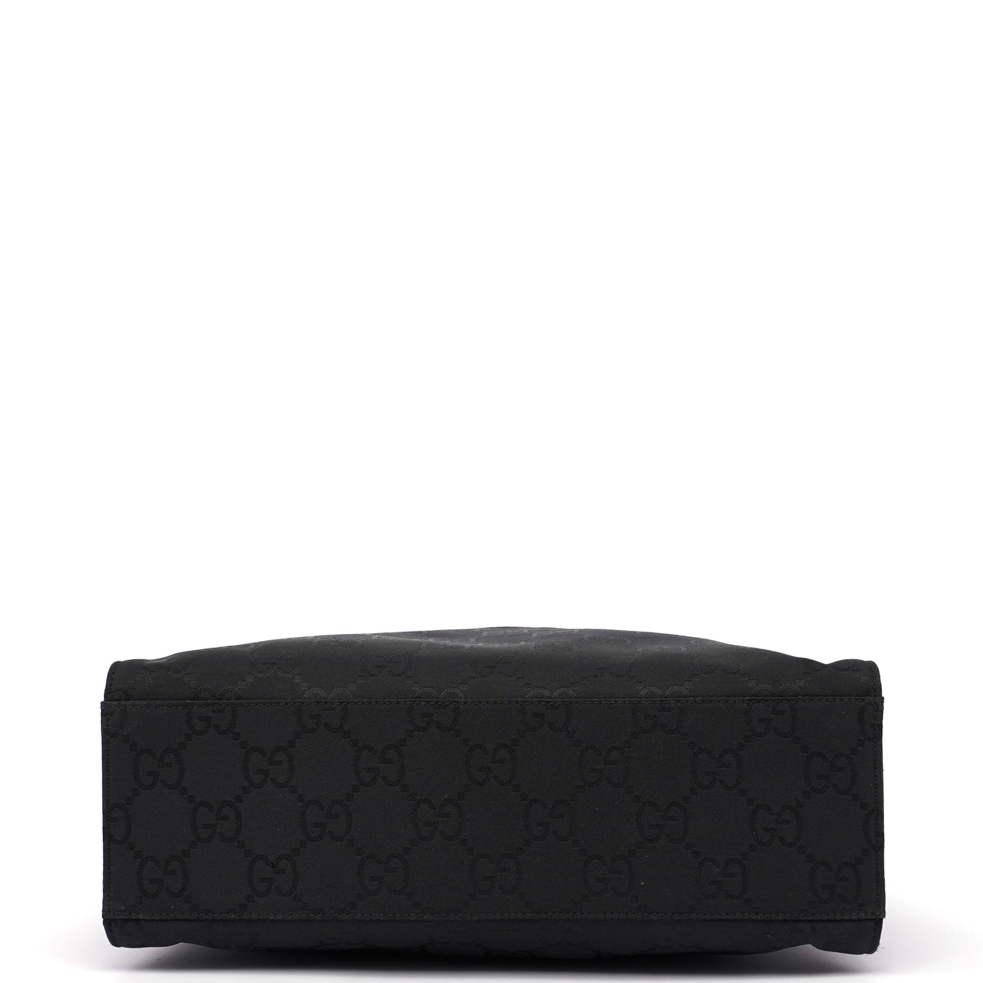 Black GG Bamboo Tote Bag
