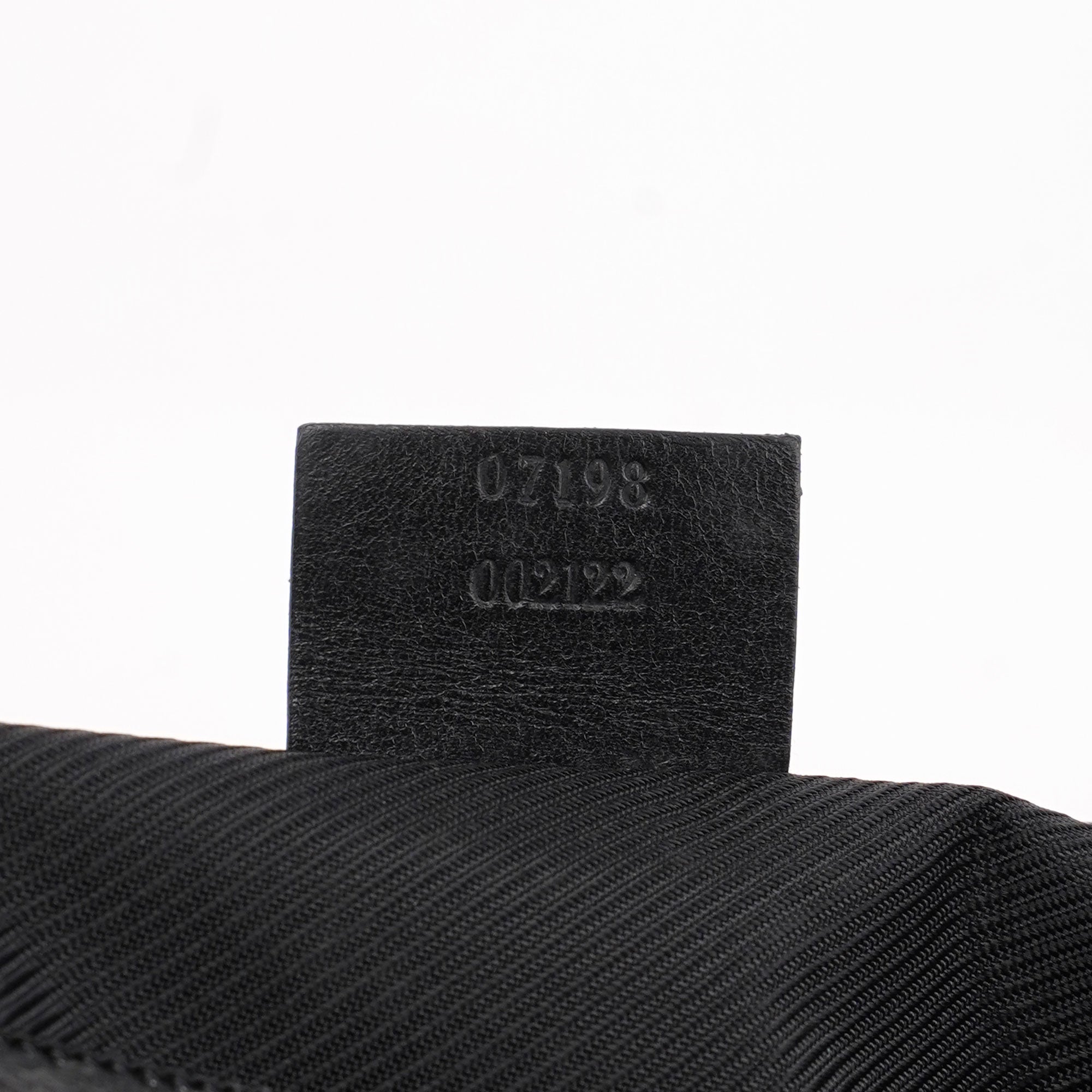 Black GG Boat Pochette
