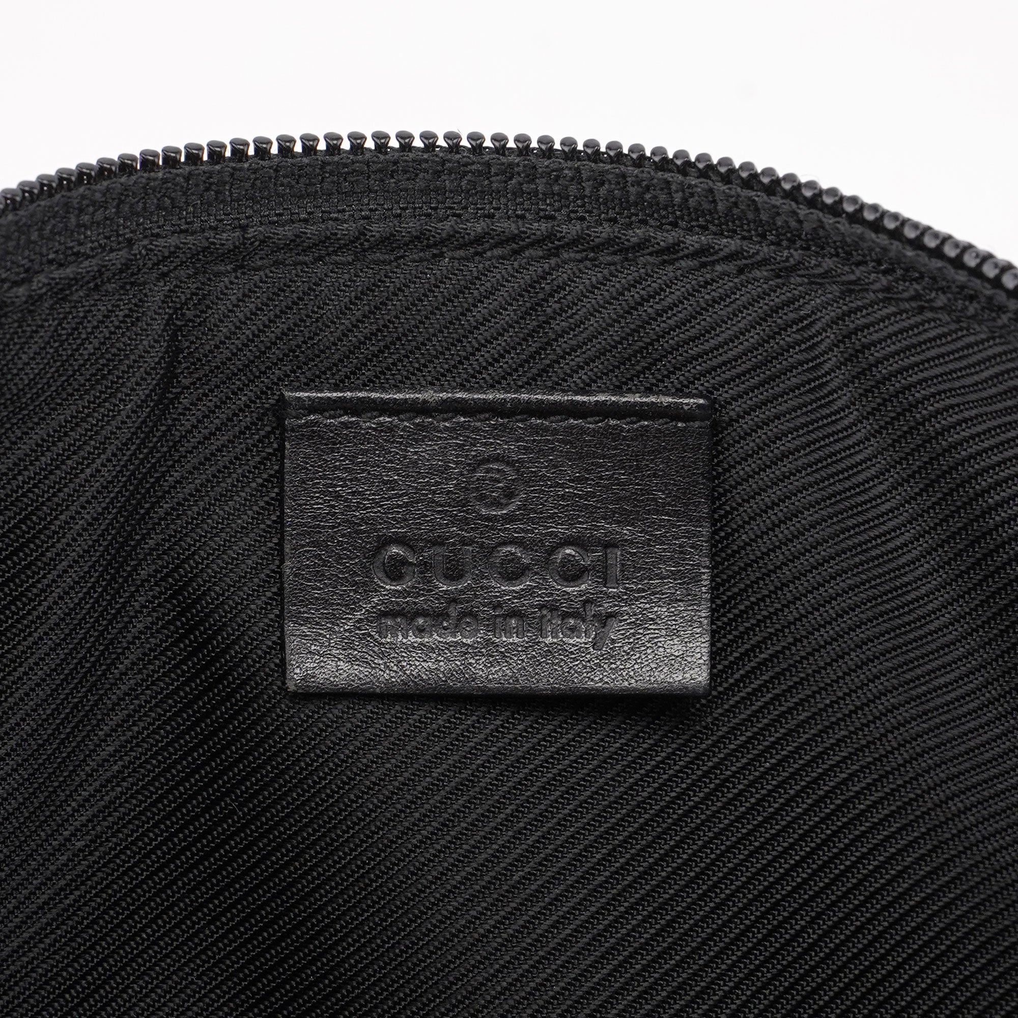 Black GG Boat Pochette
