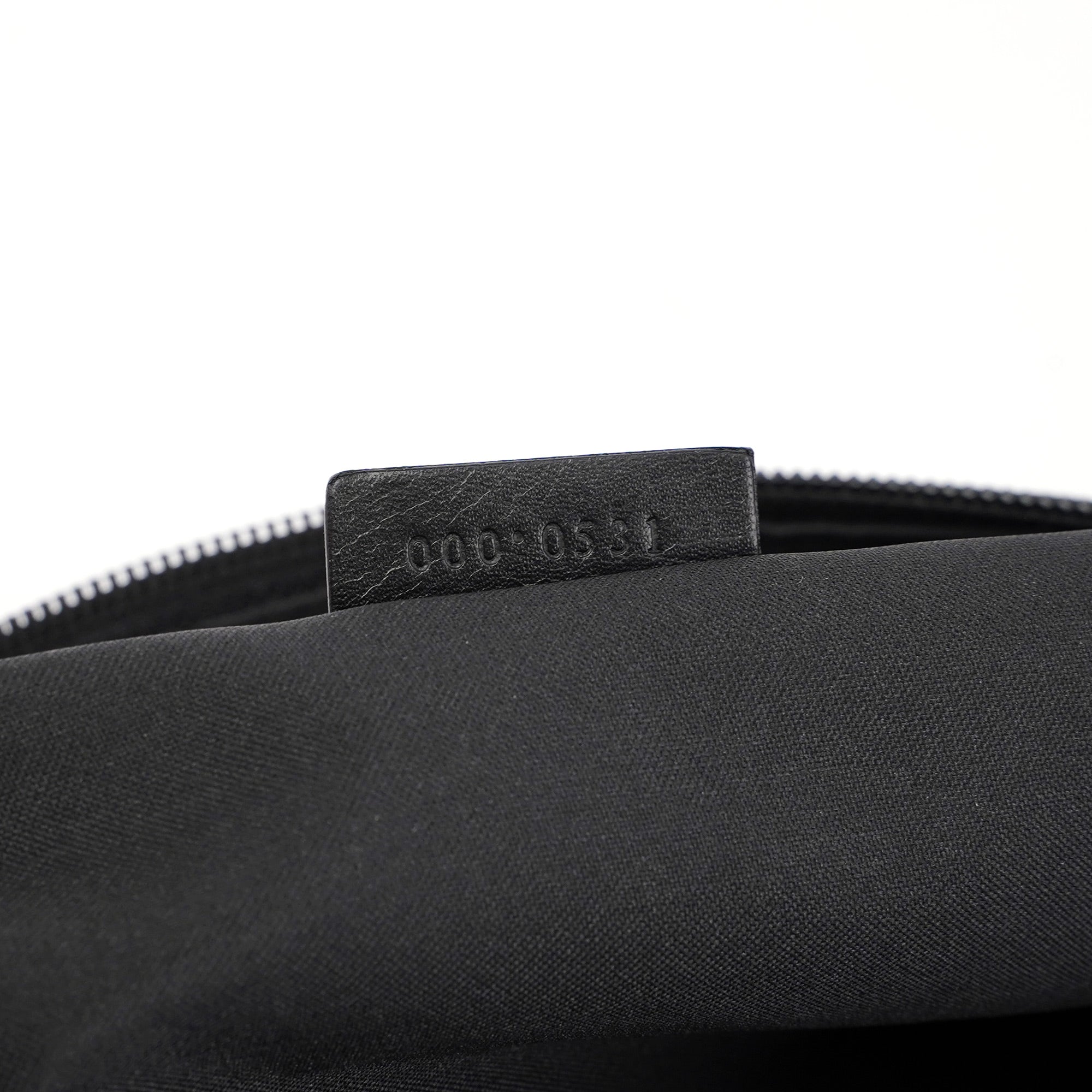 Black GG Canvas Bamboo Shoulder Bag